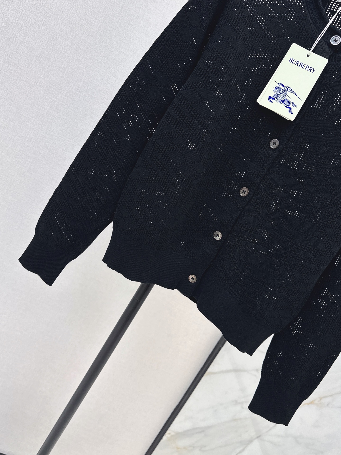 Bur 26fw jacquard cardigan