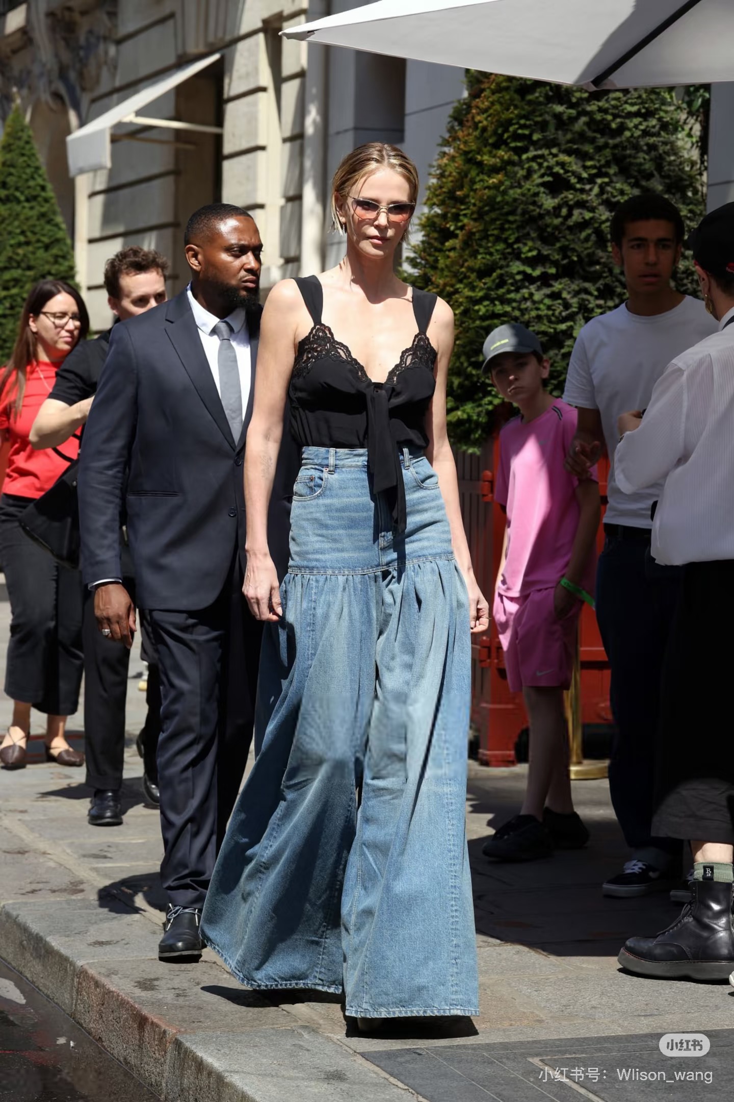 Chol 26fw wide-leg jeans