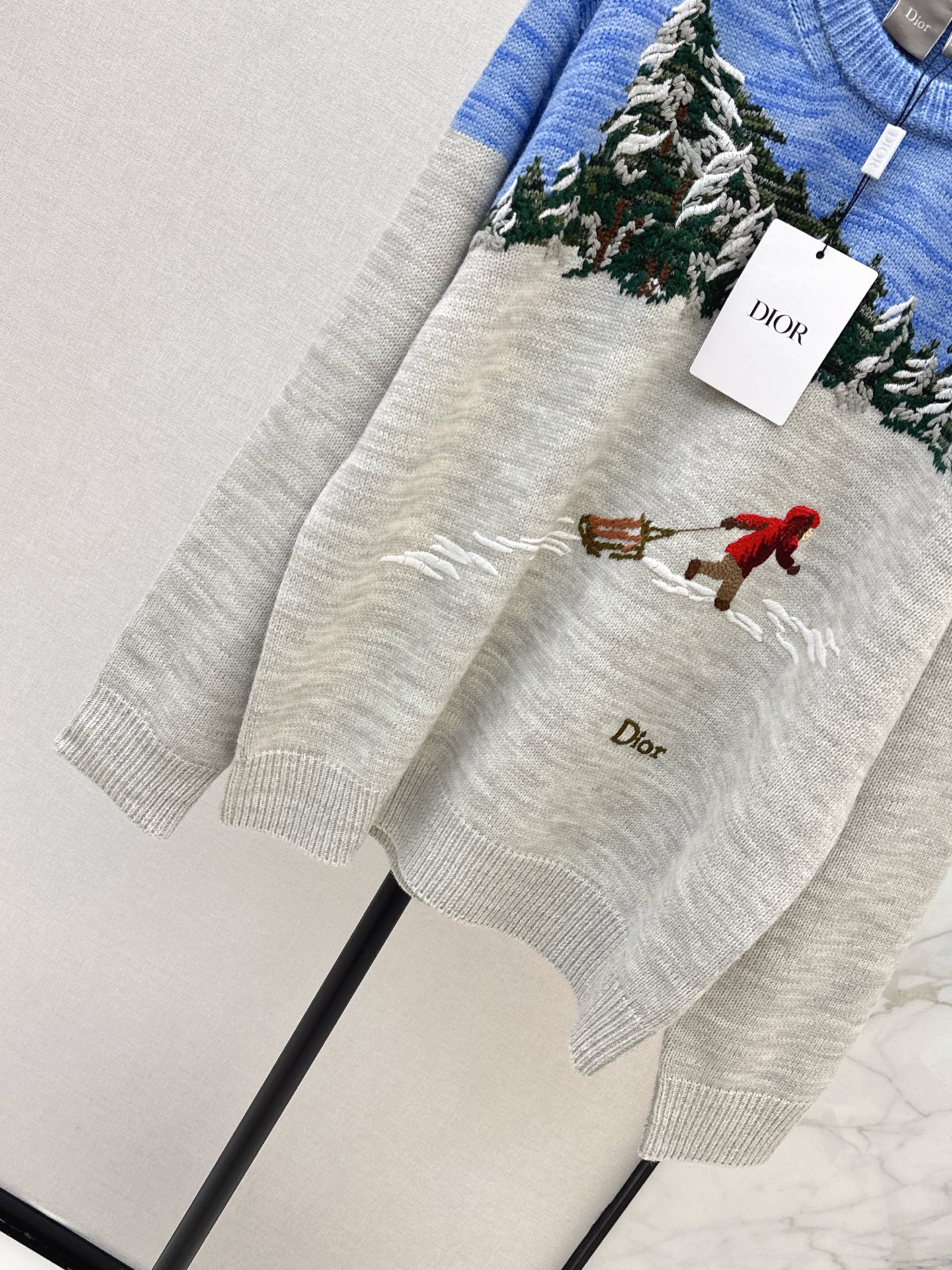 CD 26fw jacquard knit sweater