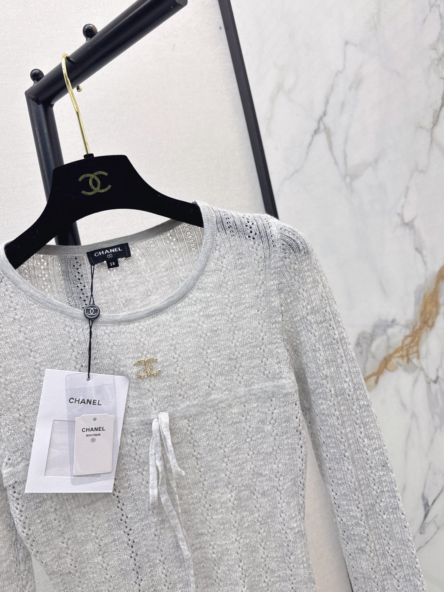 Chan 26fw slim-fit knitwear