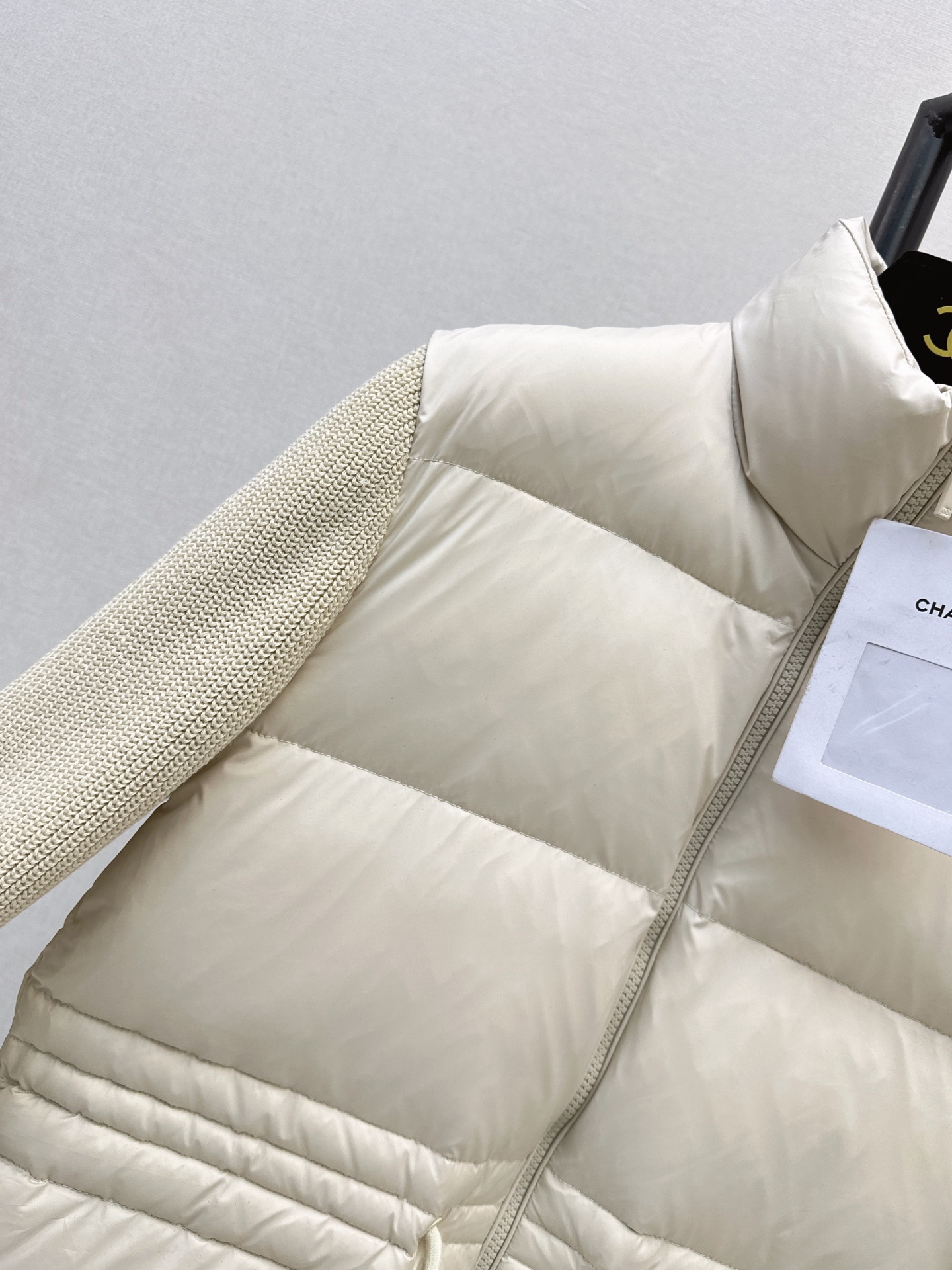 Chan 26fw wool contract drawstring down jacket