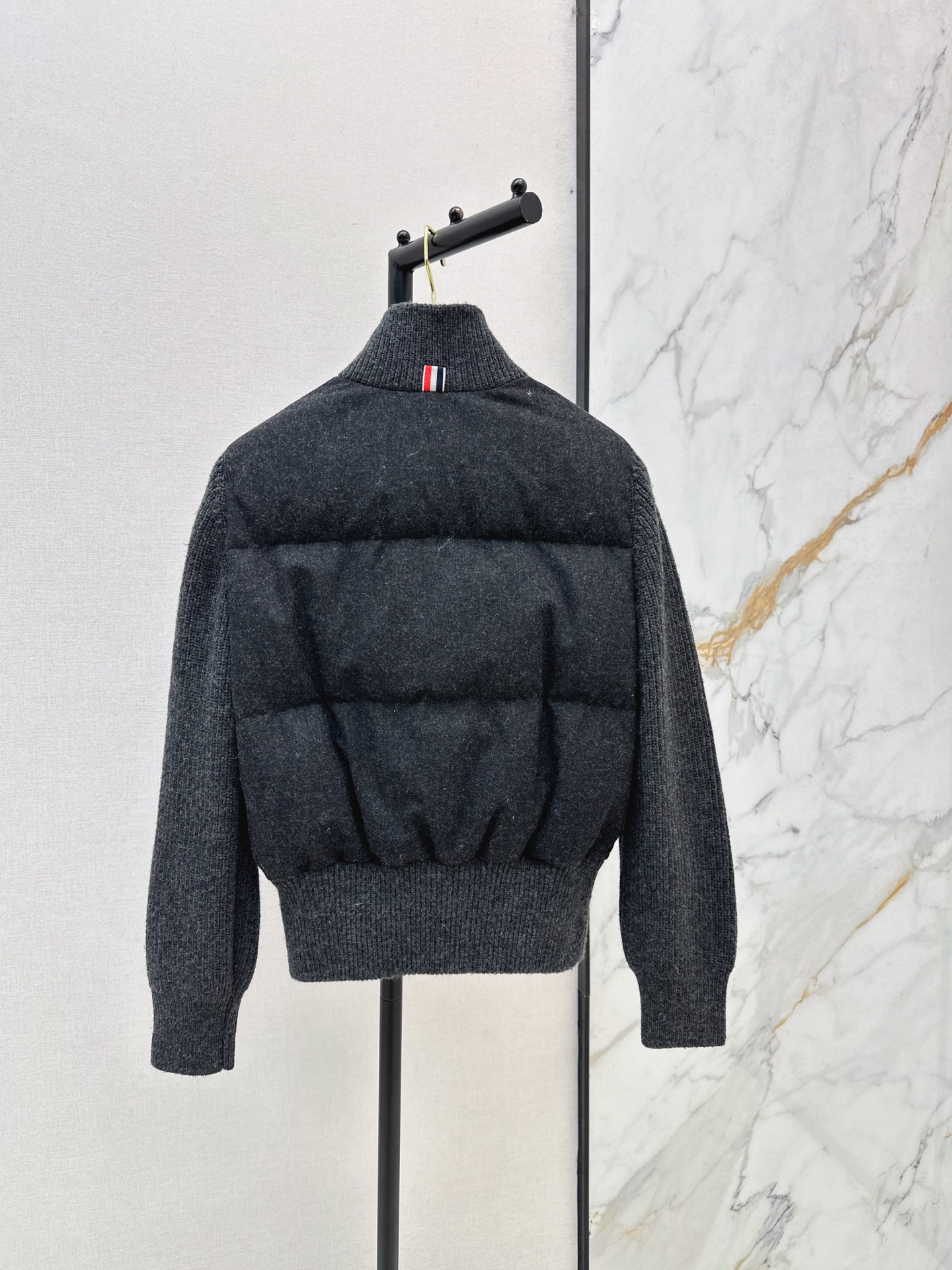 Thom 26fw knit contract down jacket