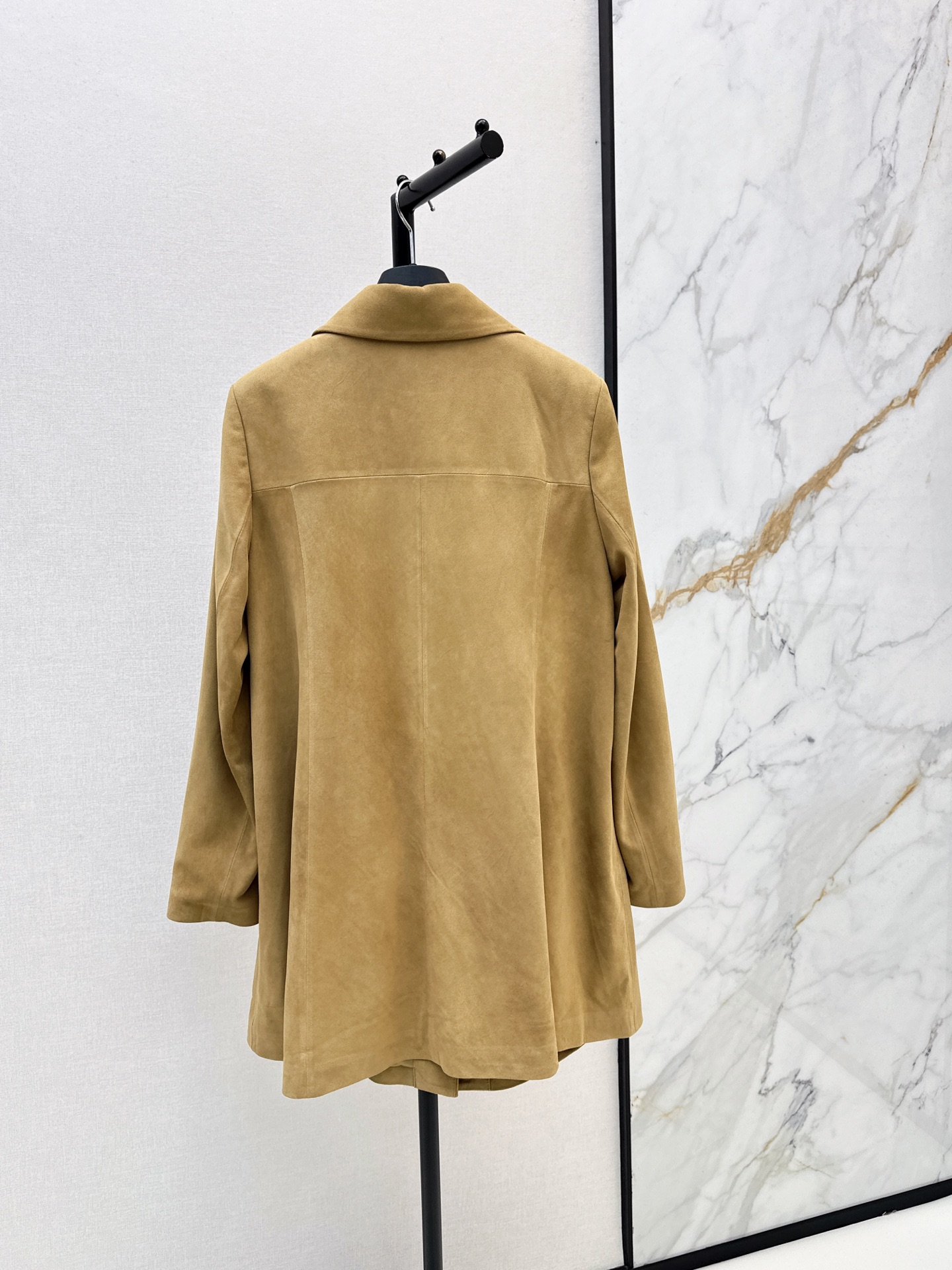 Ver 26fw suede long jacket