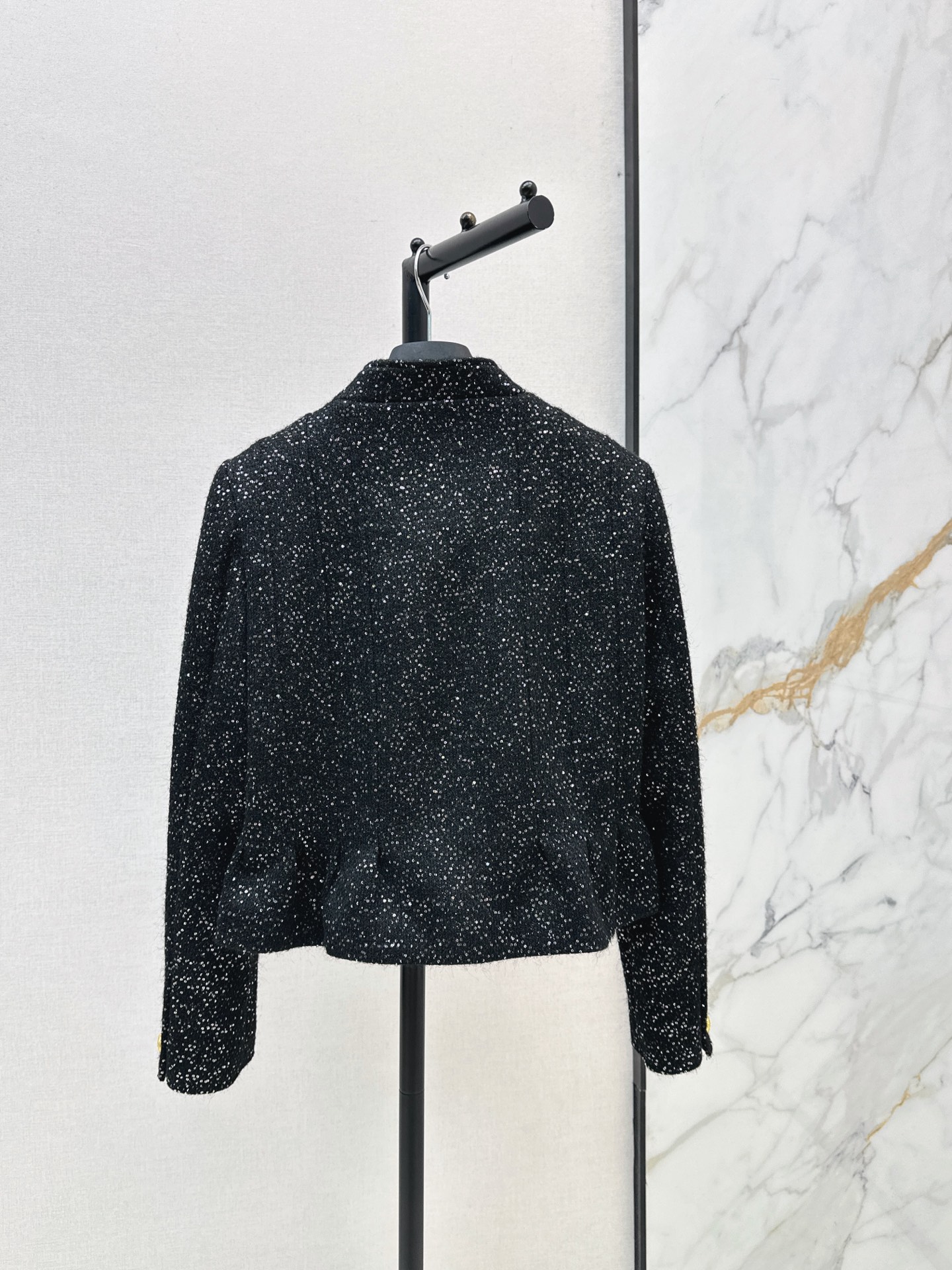 CD 26fw sequin tweed jacket