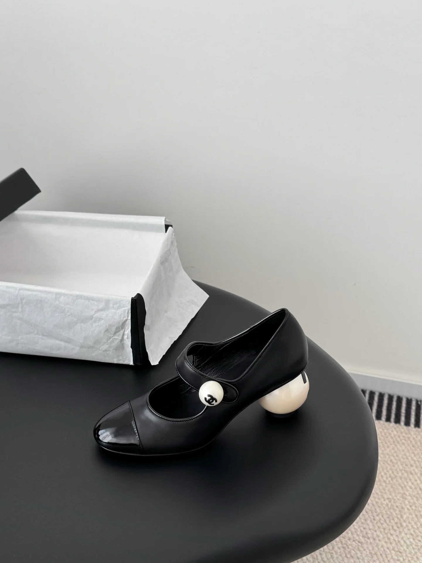 Chan 25fw mary jane chunky heel