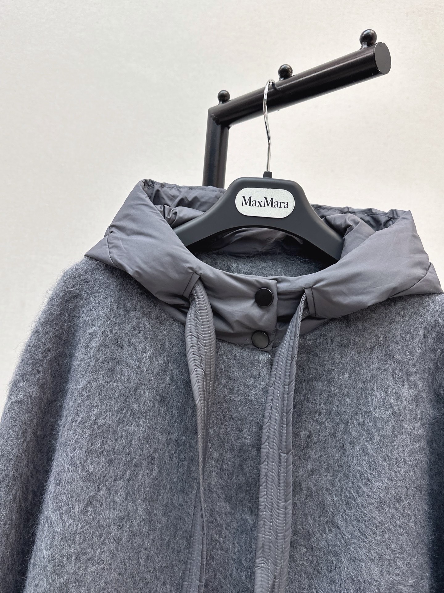 Max 26fw wool hooded jacket