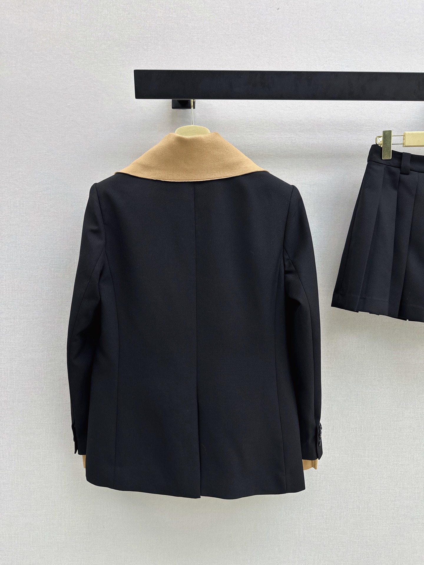 Miu 26fw knit collar blazer
