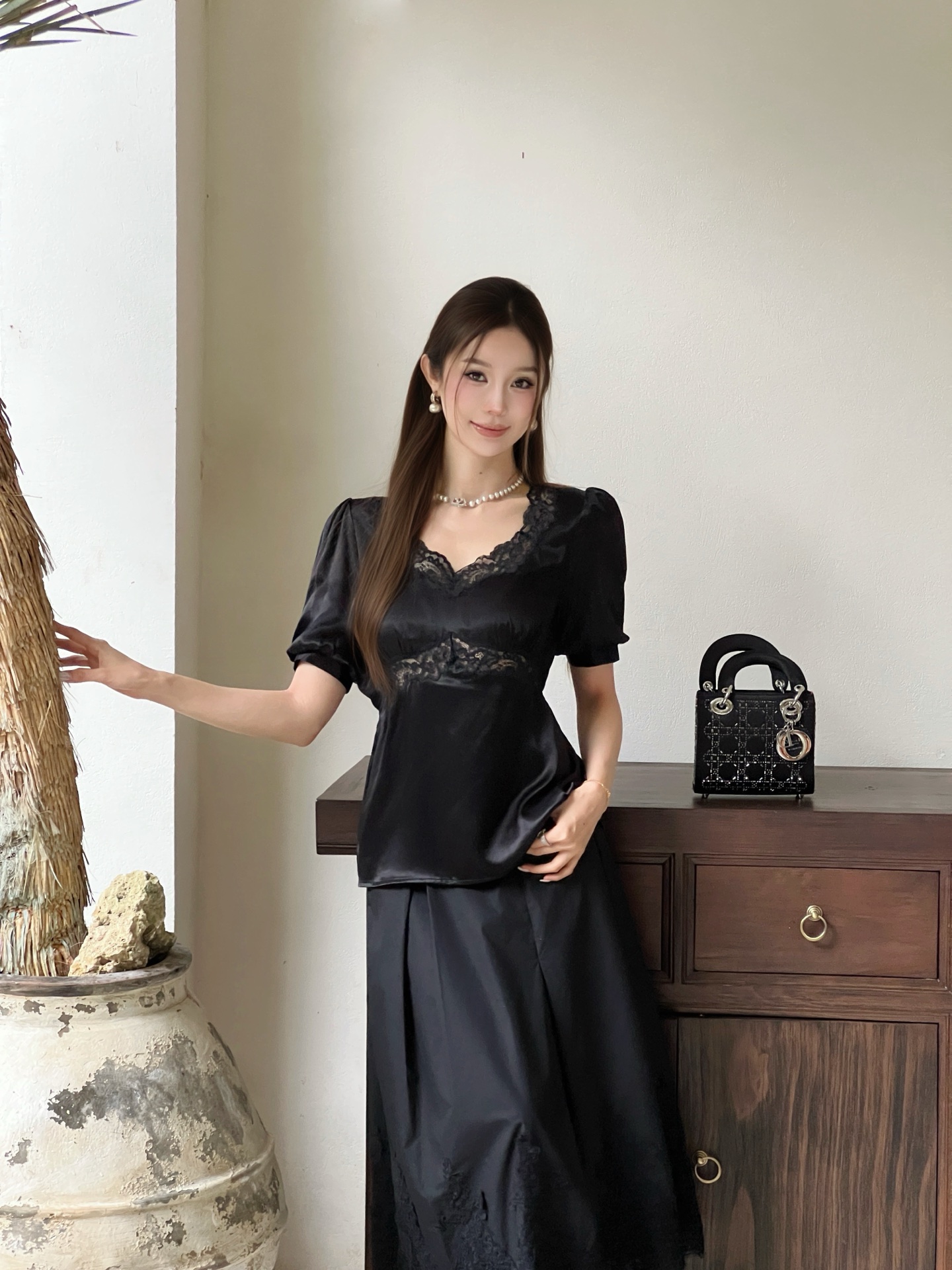 ES 26ss lace contract saint top