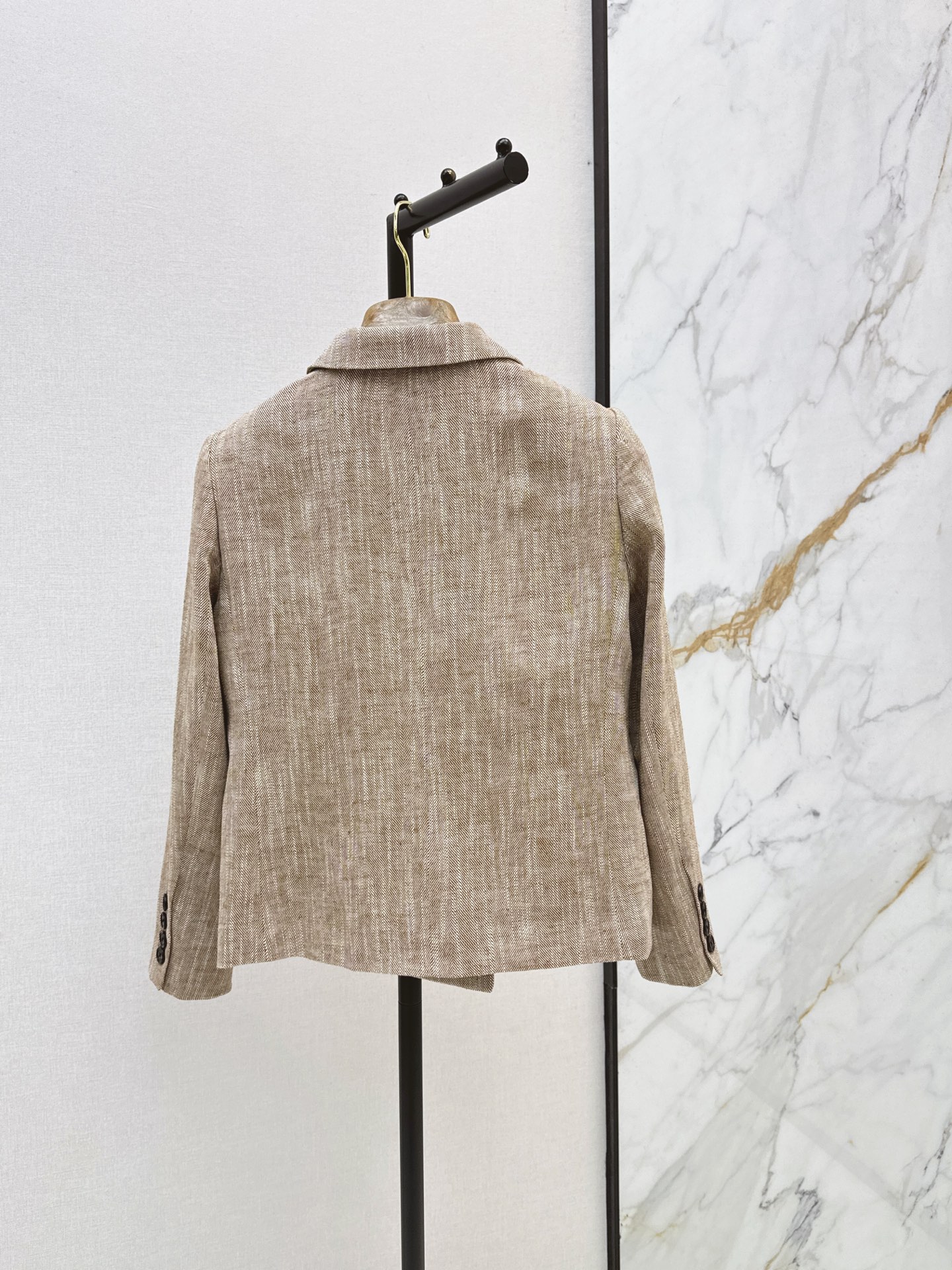Brun 26fw linen blazer