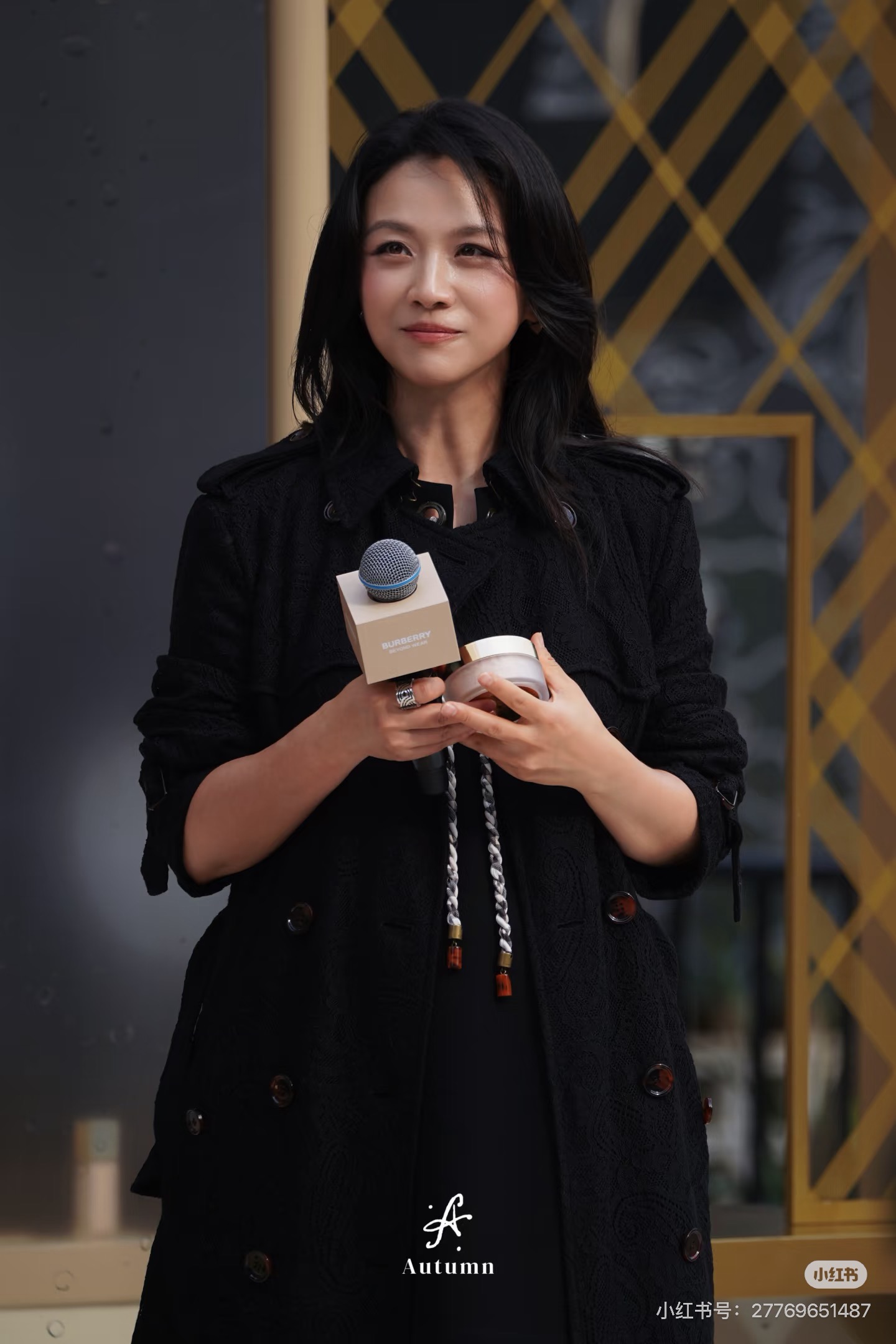 Bur 26fw lace trench coats