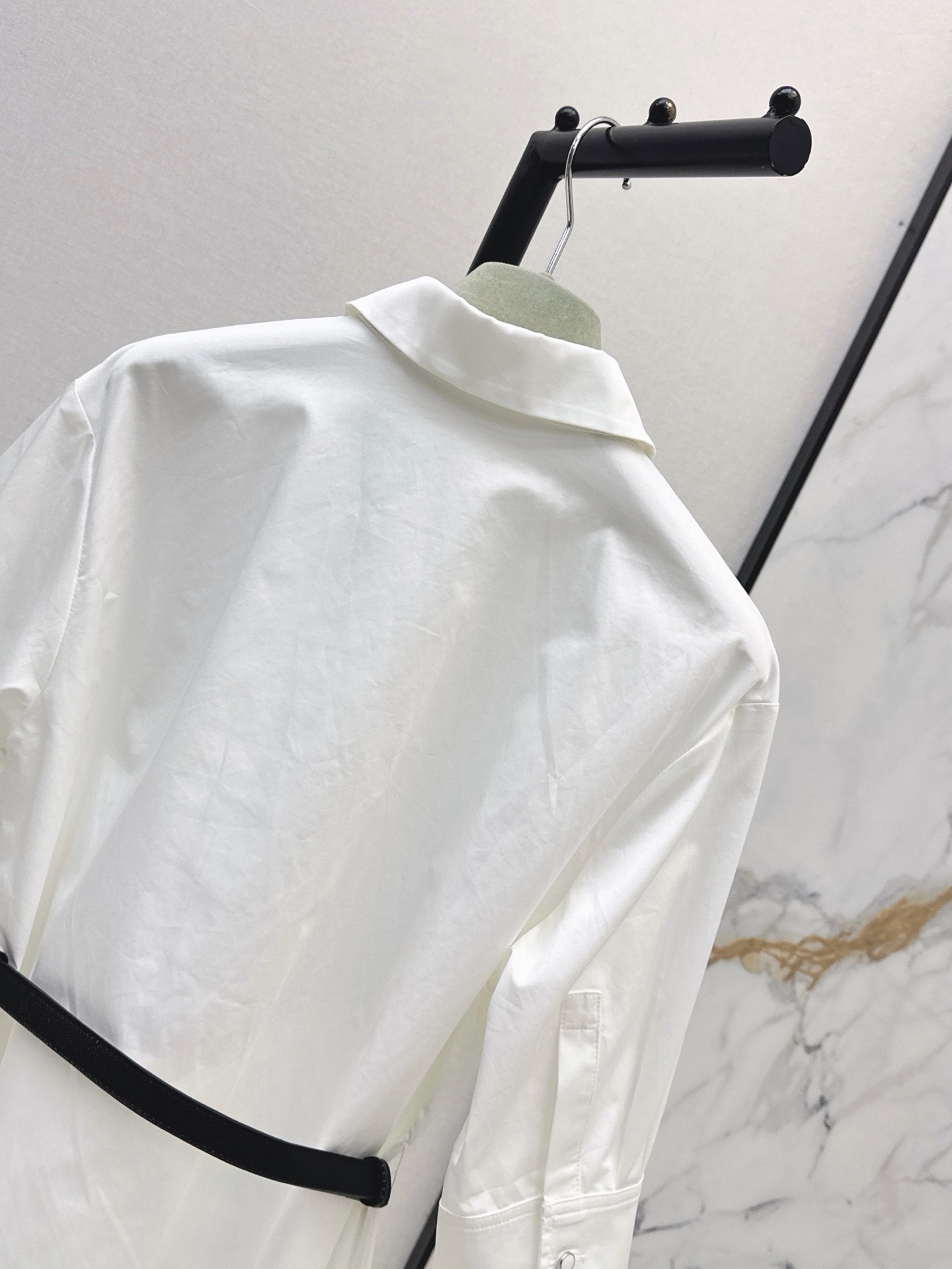 Her 26ss belted shirt dress