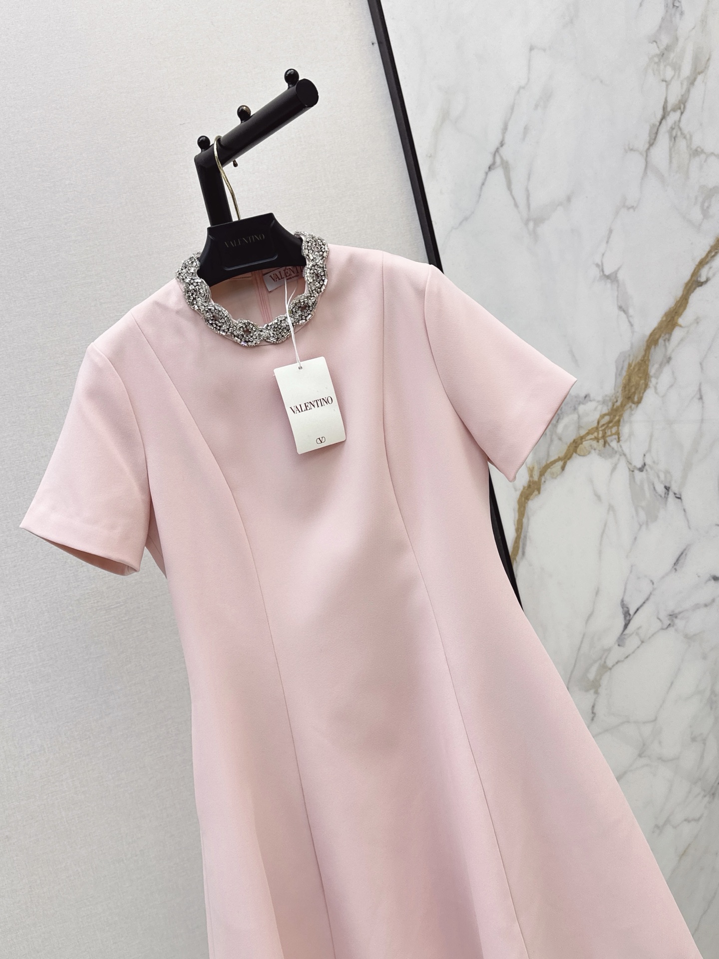Valen 26fw rhinestone dress