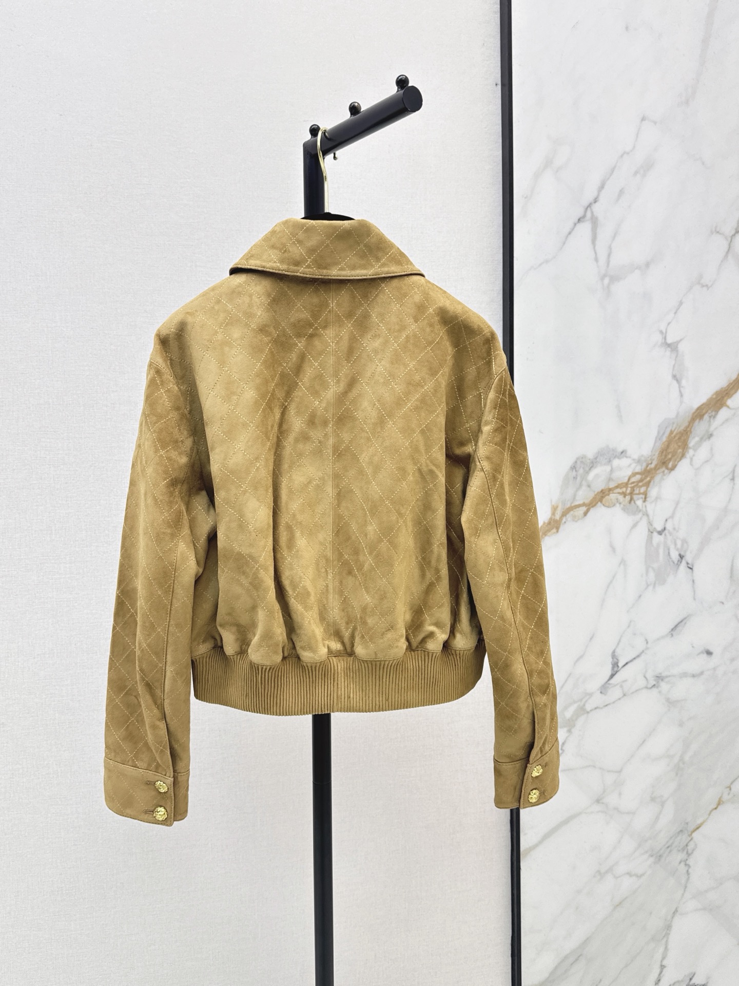 Chan 26fw suede fleece jacket