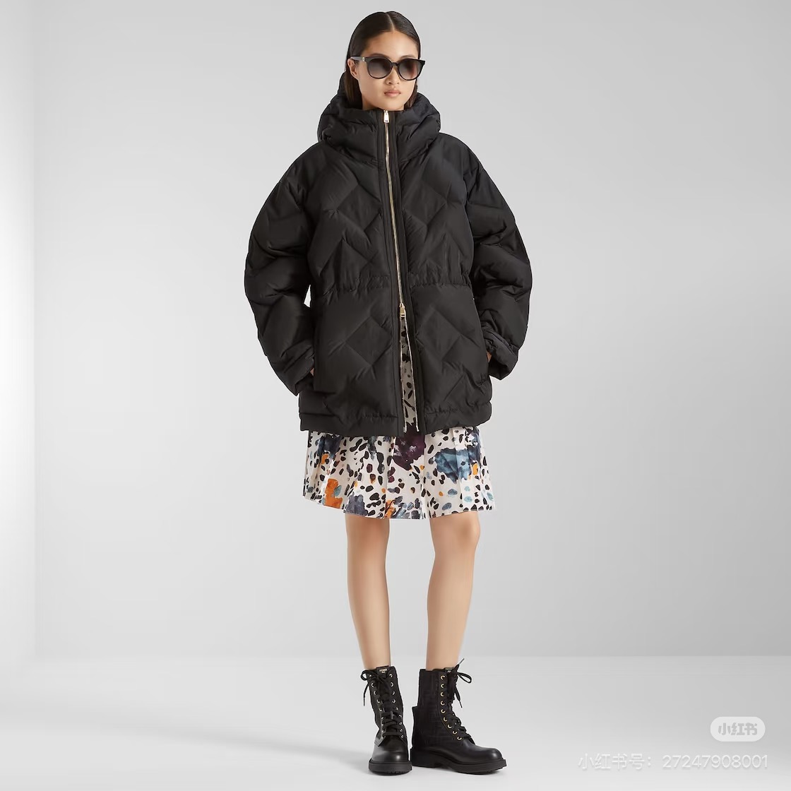 Fen 26fw hooded down jacket