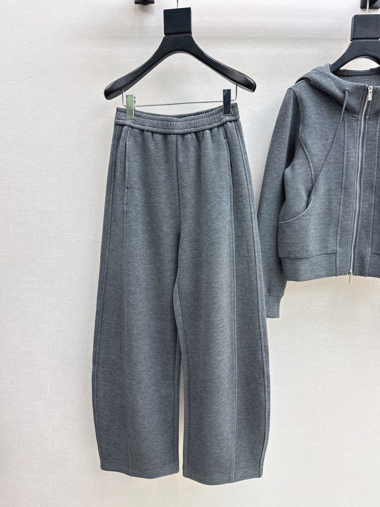 Brun 26fw hooded zipper jacket pants sets