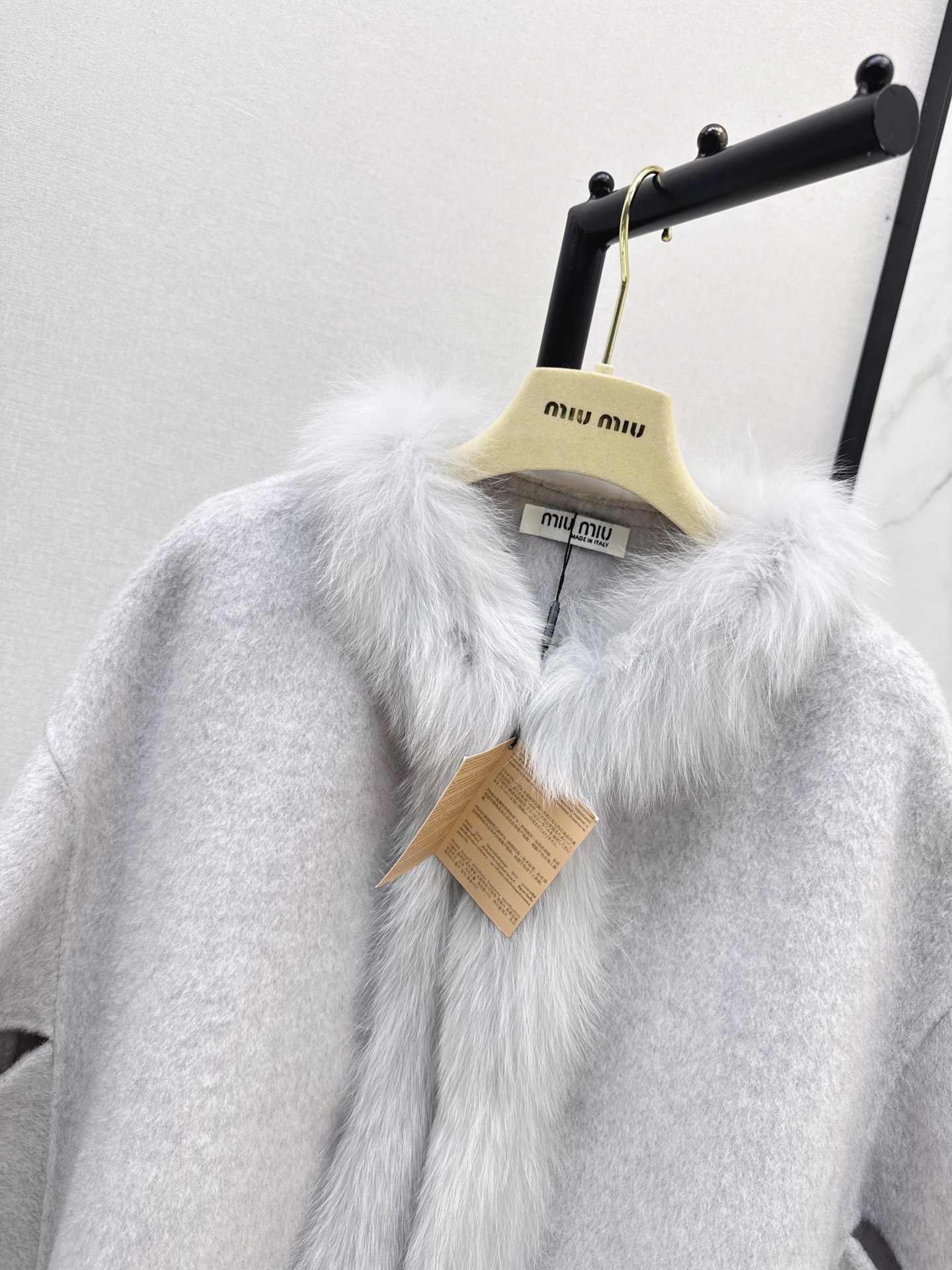 Miu 26fw woolen cape jacket