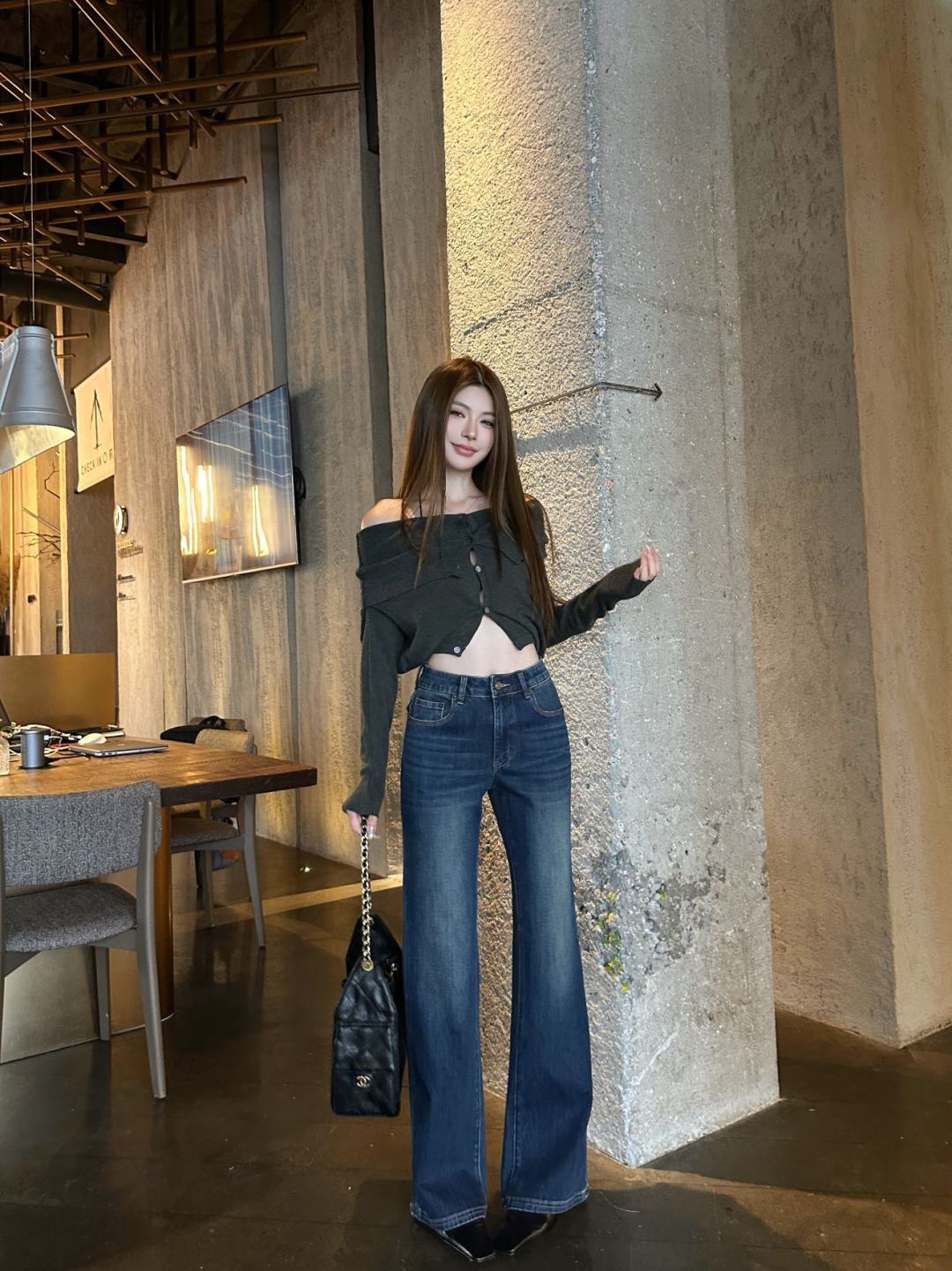 Sain 26fw fitted jeans