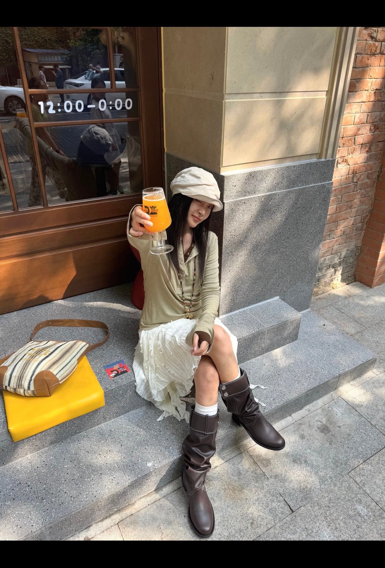 Lost 25fw slouch boots