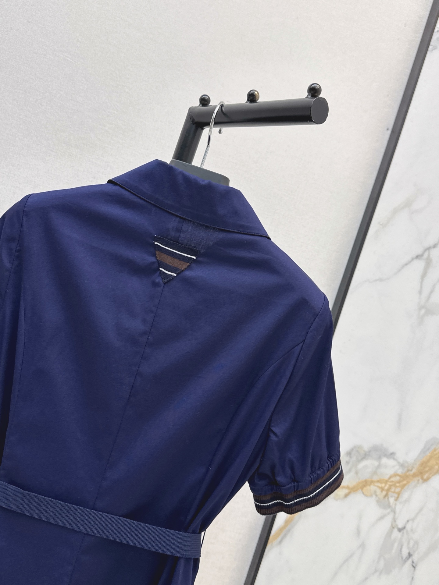 Pra 26fw belted shirt dress