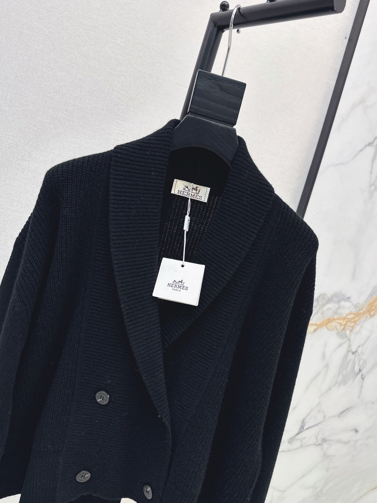 Her 26fw cashmere knit jacket