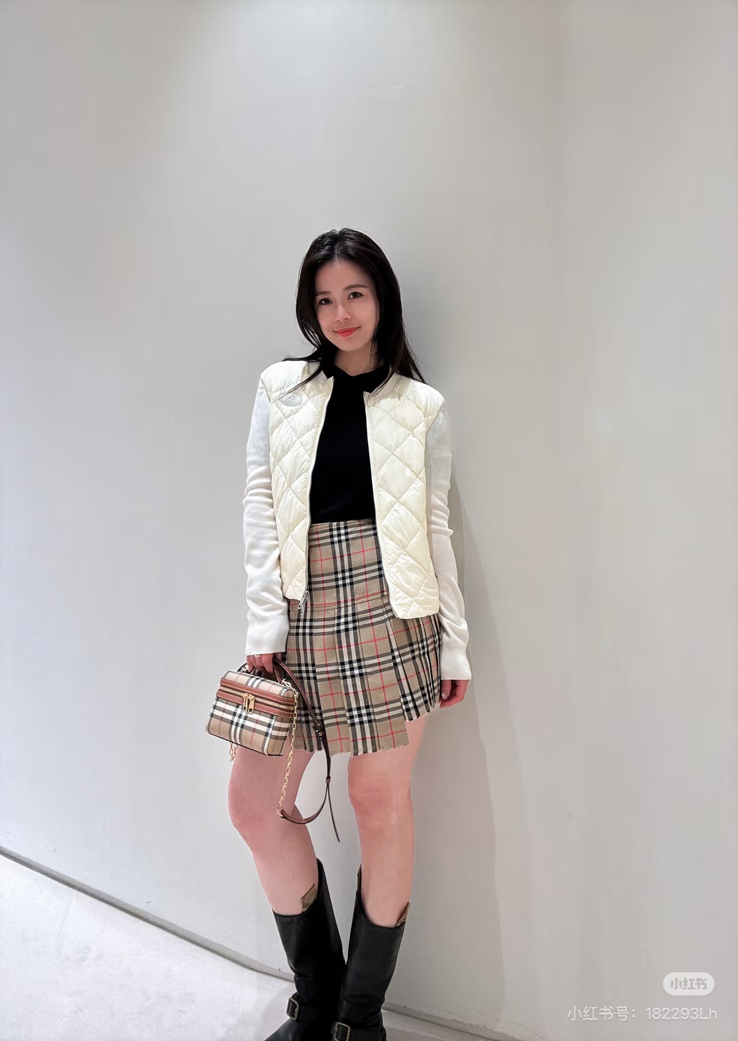 Bur 26fw knit contract down jacket