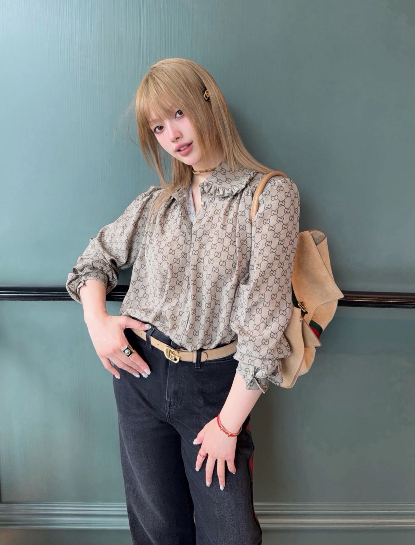 Guc 26fw print shirt