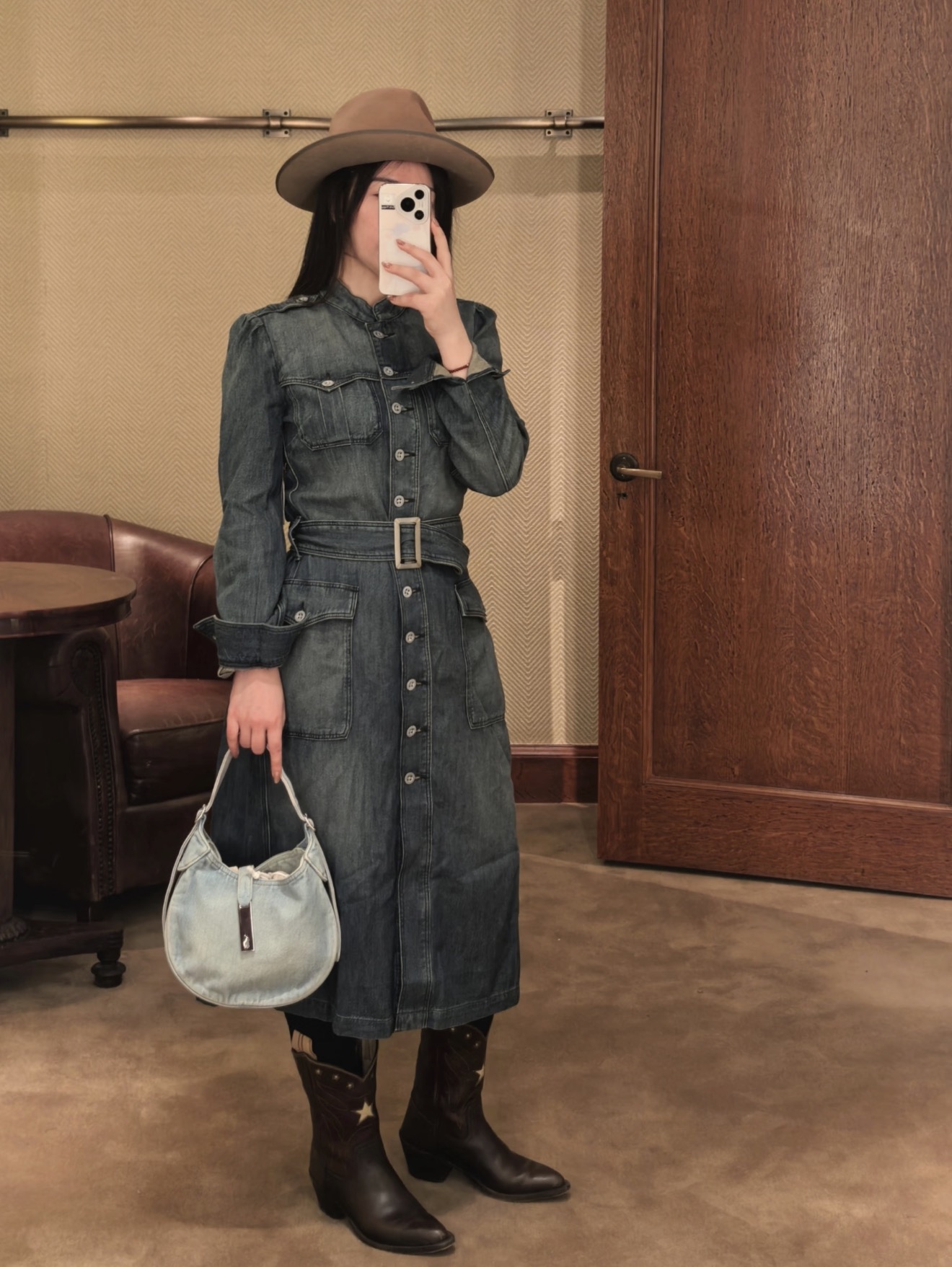 Ralp 26fw denim dress