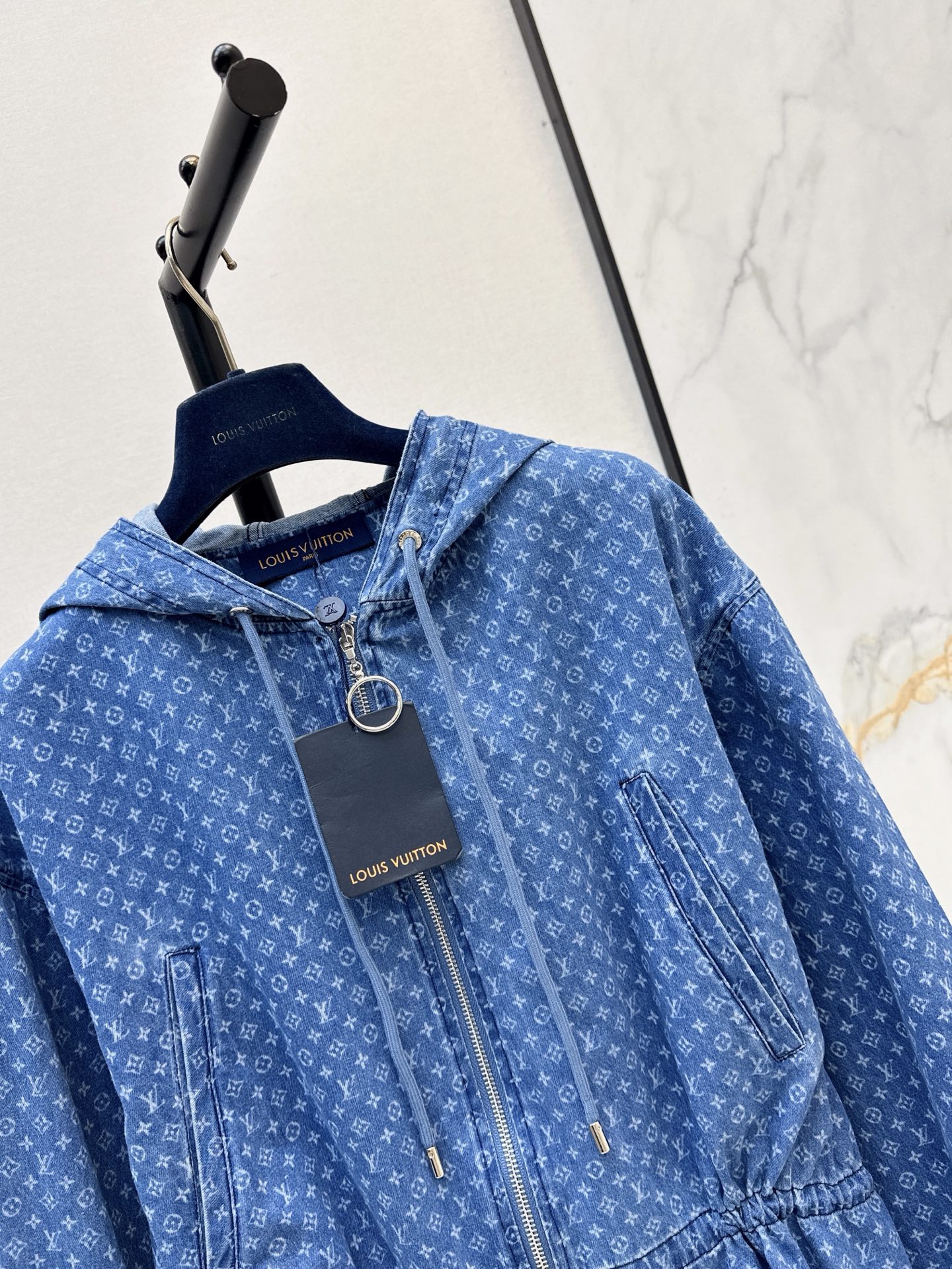 Loui 26ss hooded denim jacket