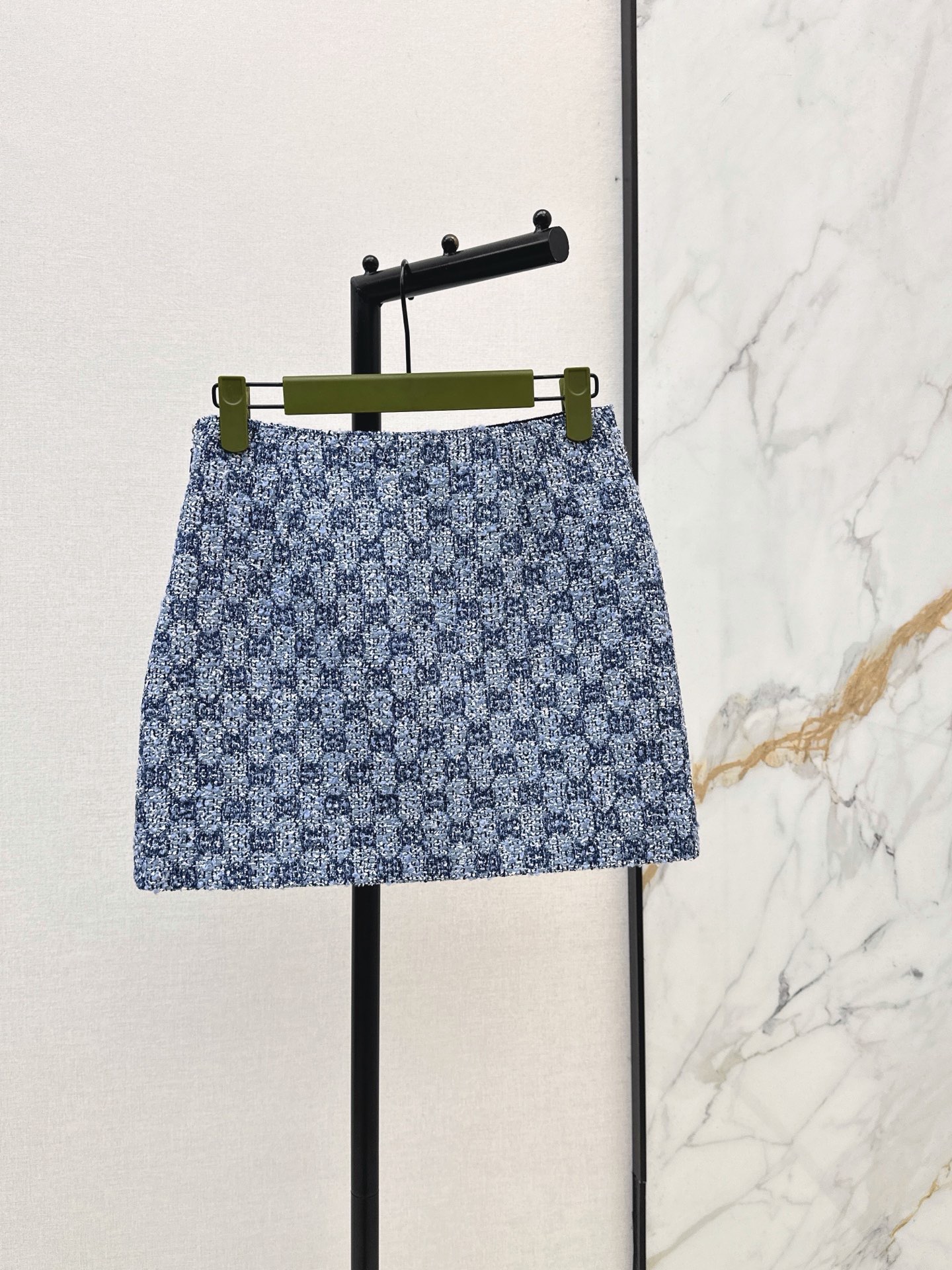 Guc 26fw A-line tweed skirt