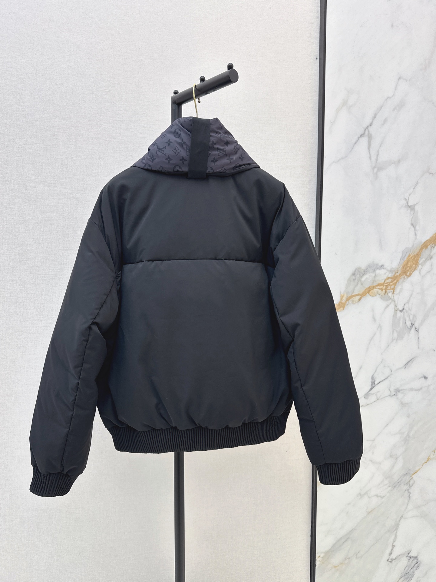 Loui 26fw print shawls down jacket sets