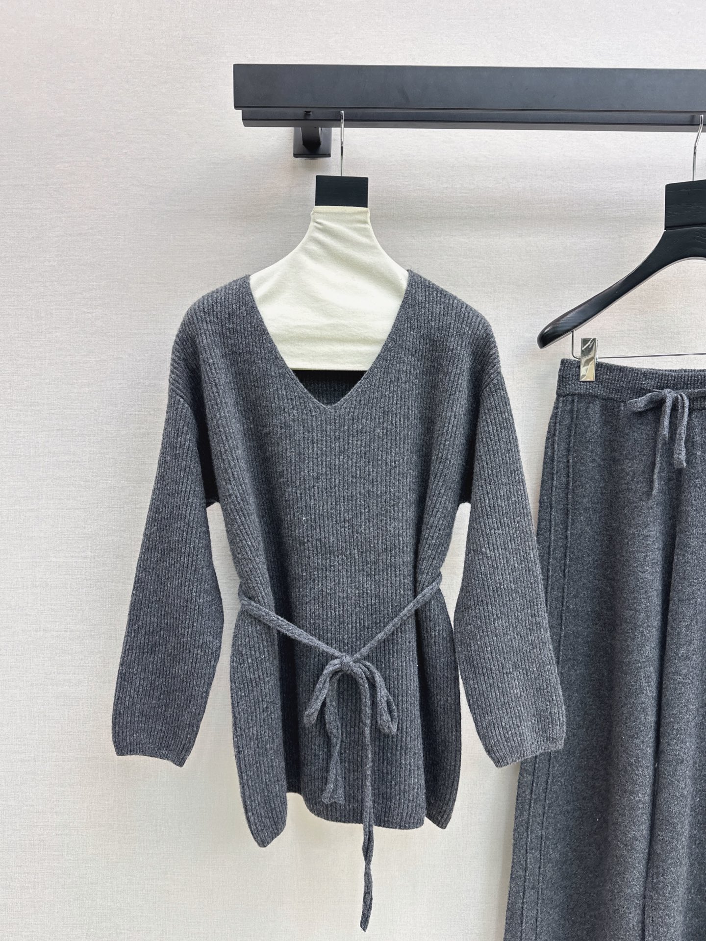 Brun 26fw wool sweater pants sets