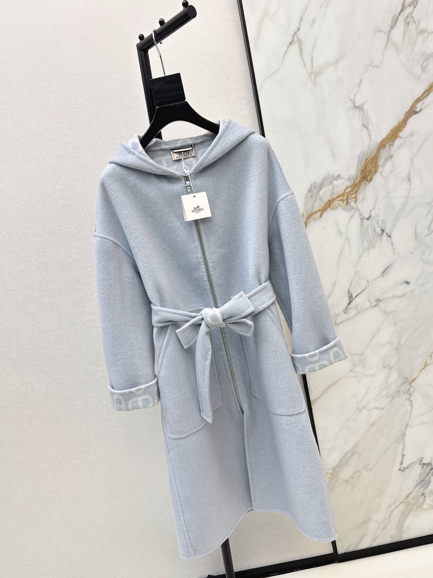 Her 26fw cashmere hooded overcoats