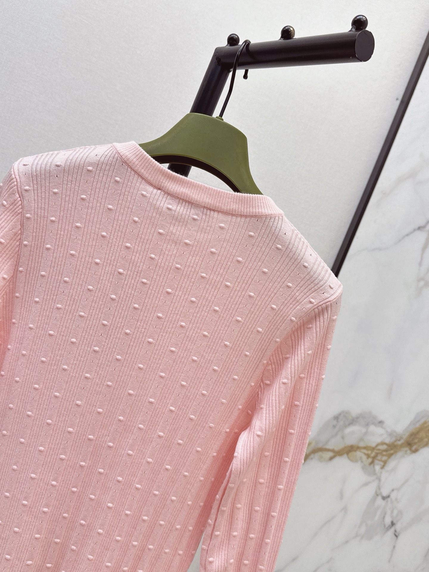 Guc 26fw lace trim knit cardigan
