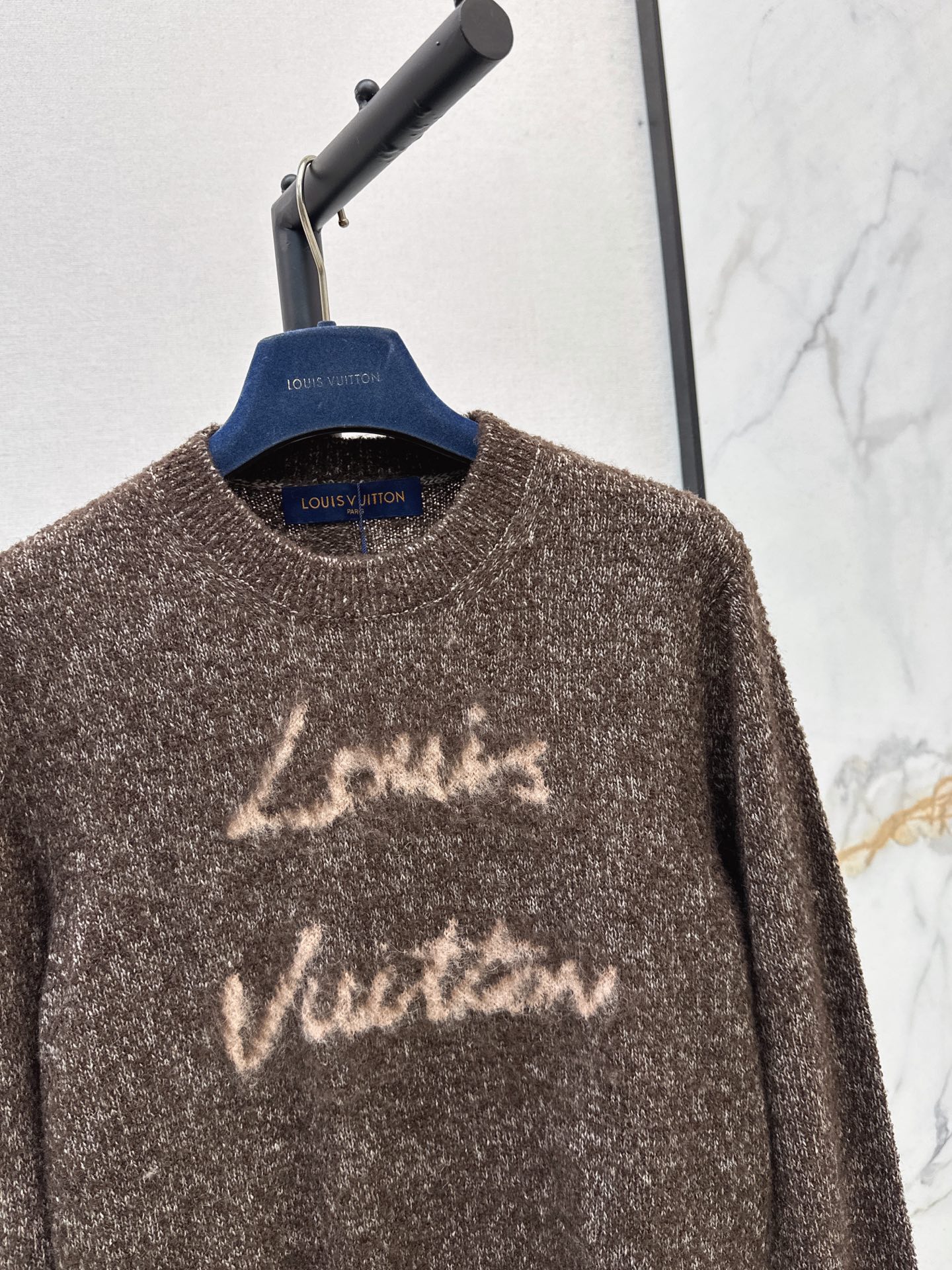 Loui 26fw intarsia knit sweater