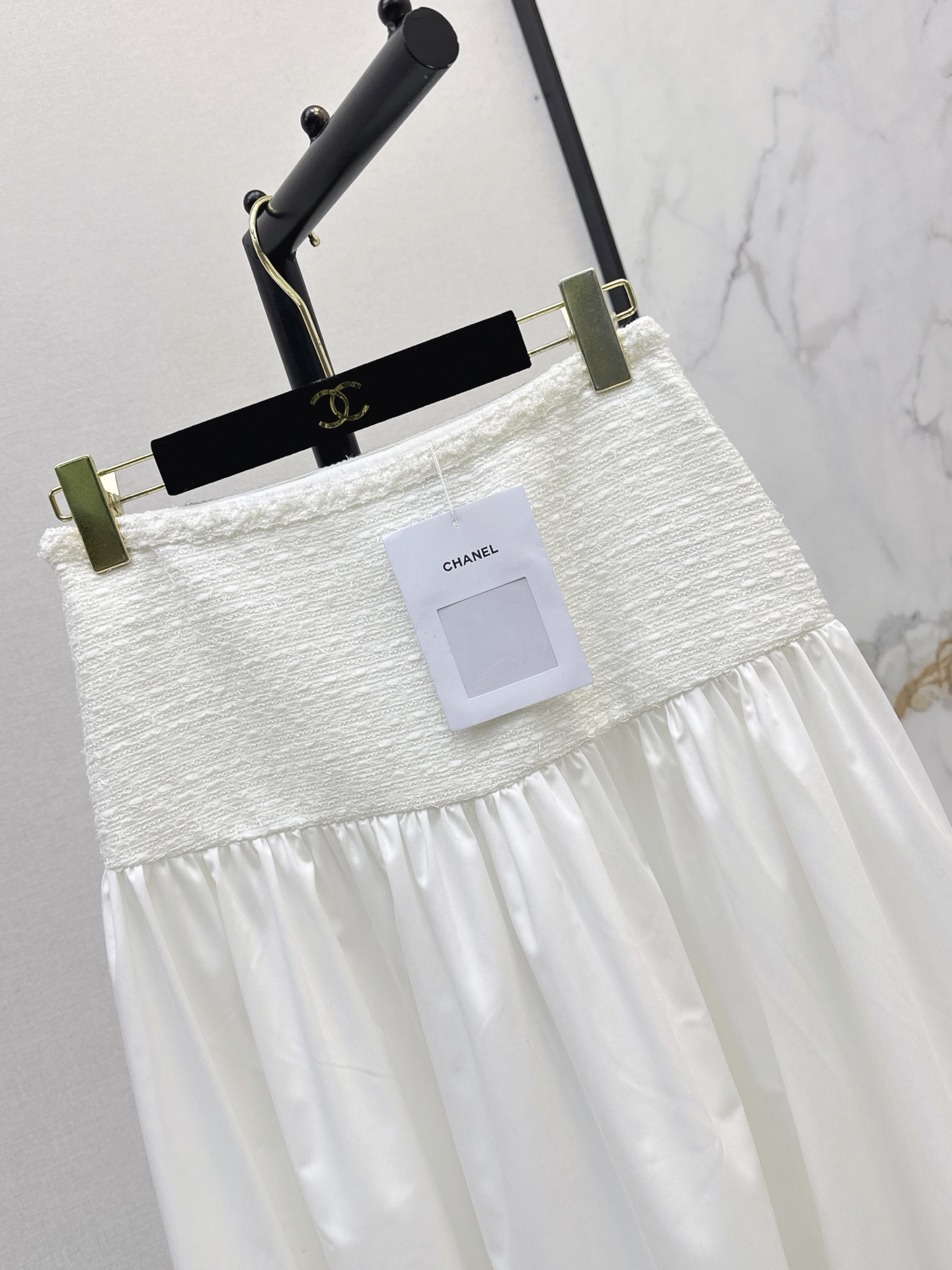 Chan 26fw woven contract skirt