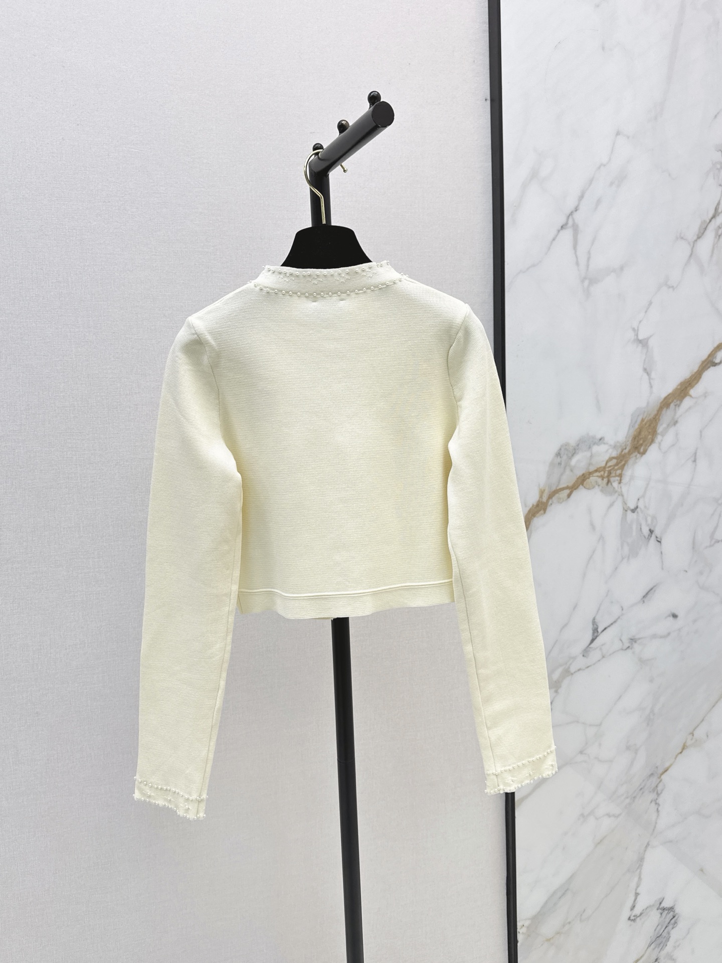 Chan 26fw beading knit cardigan