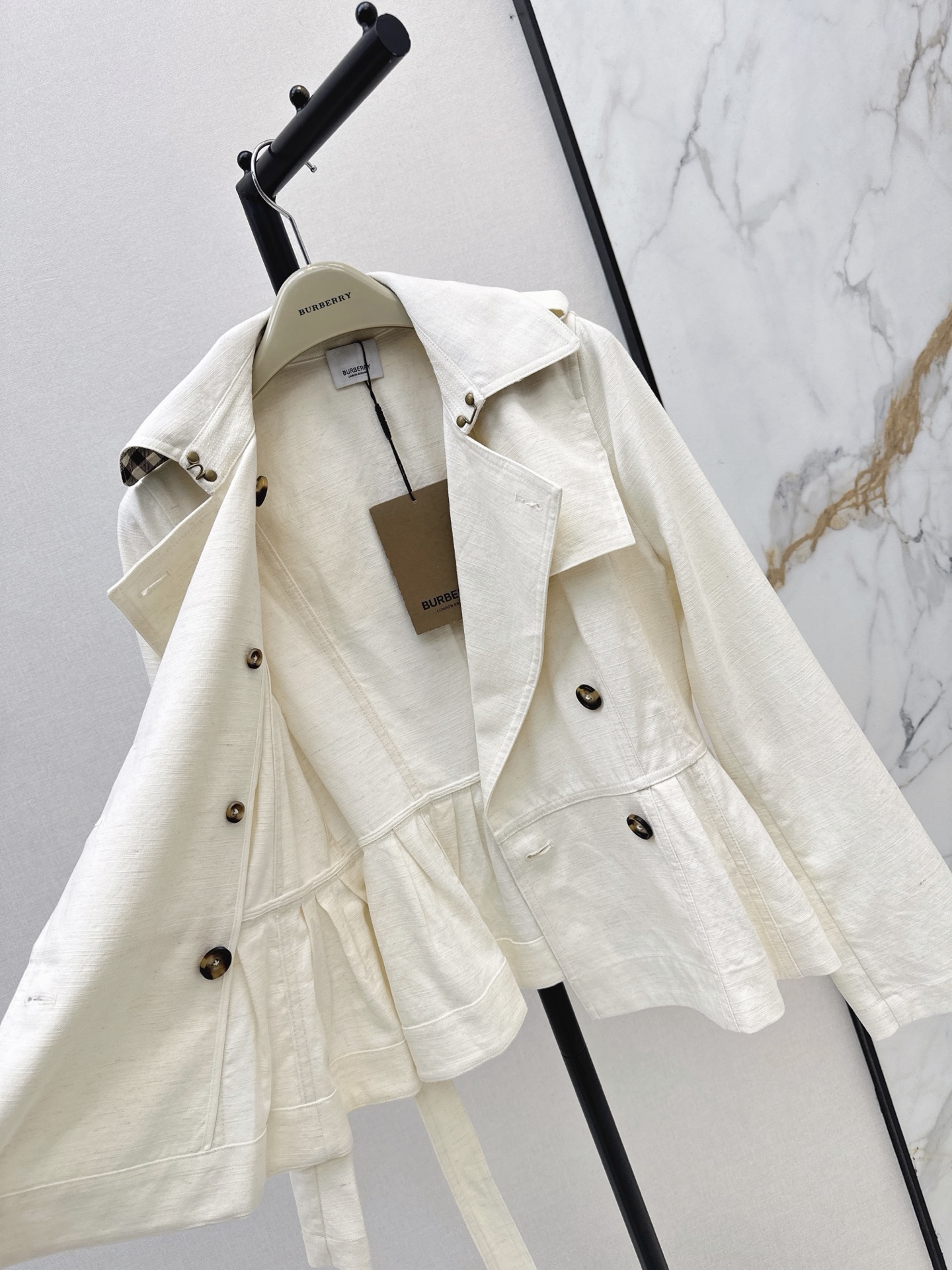 Bur 26fw belted trench coats
