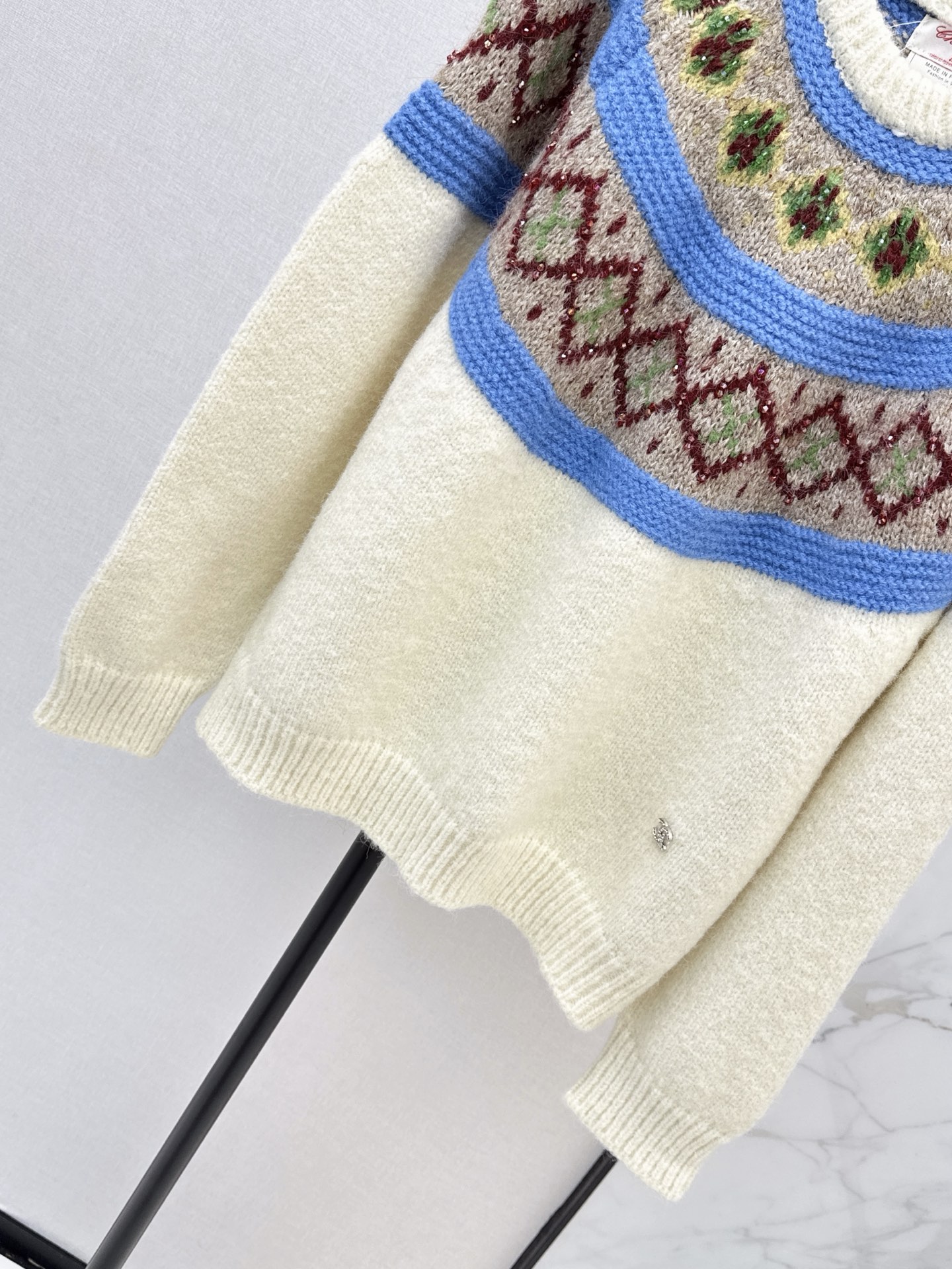 Chan 26fw jacquard sweater