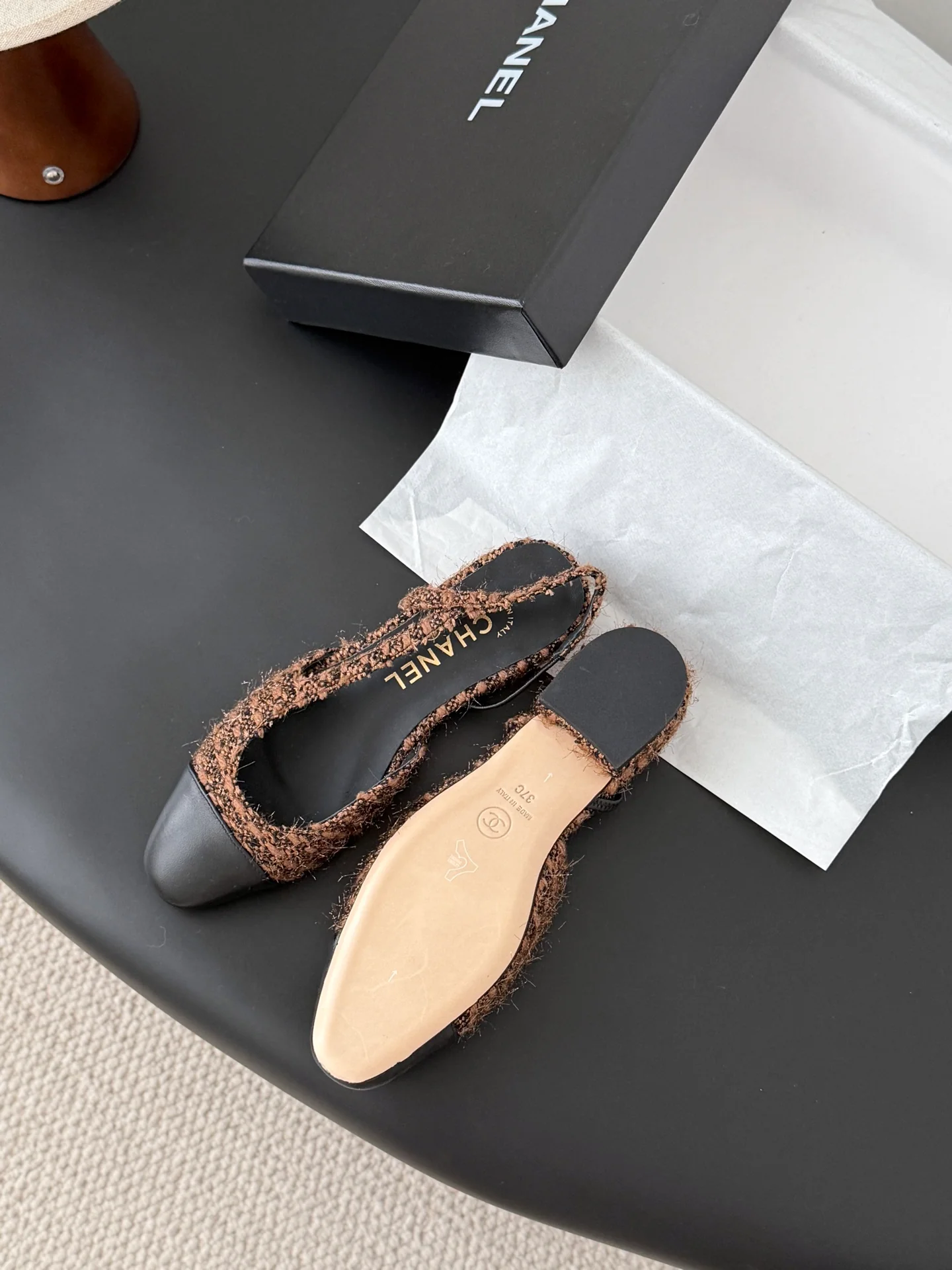 Chan 25fw slingback sandals