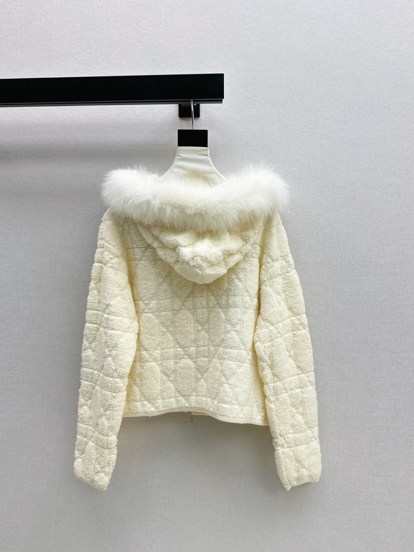 CD 26fw fur-trim hooded jacket