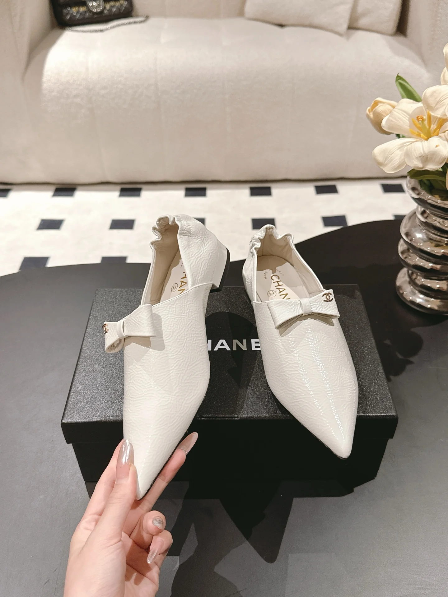 Chan 25fw mary jane flats