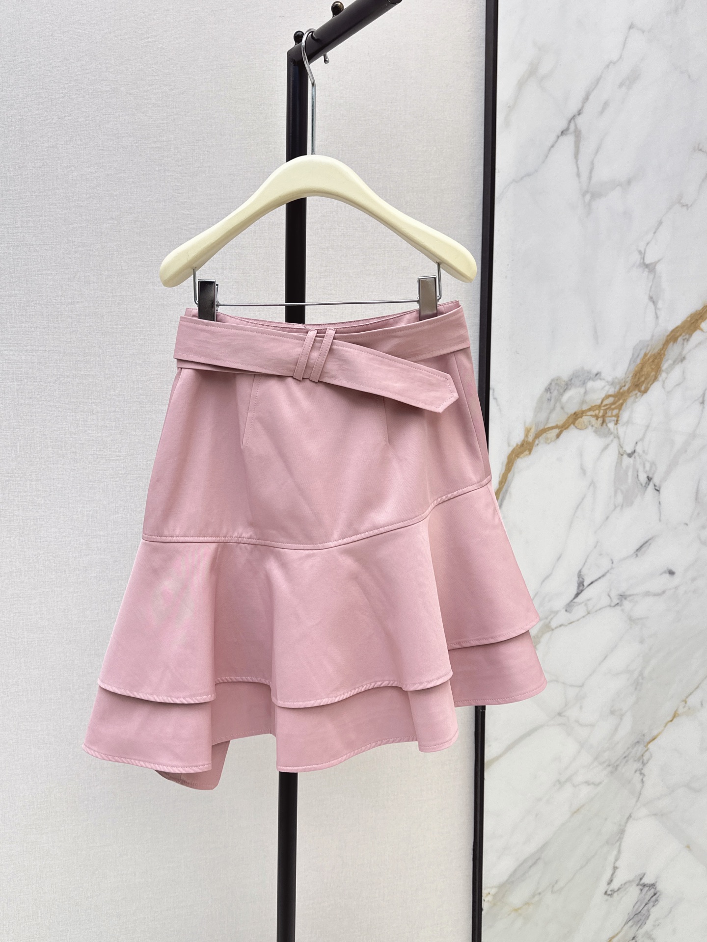 Bur 26fw assmmetric ruffle skirt