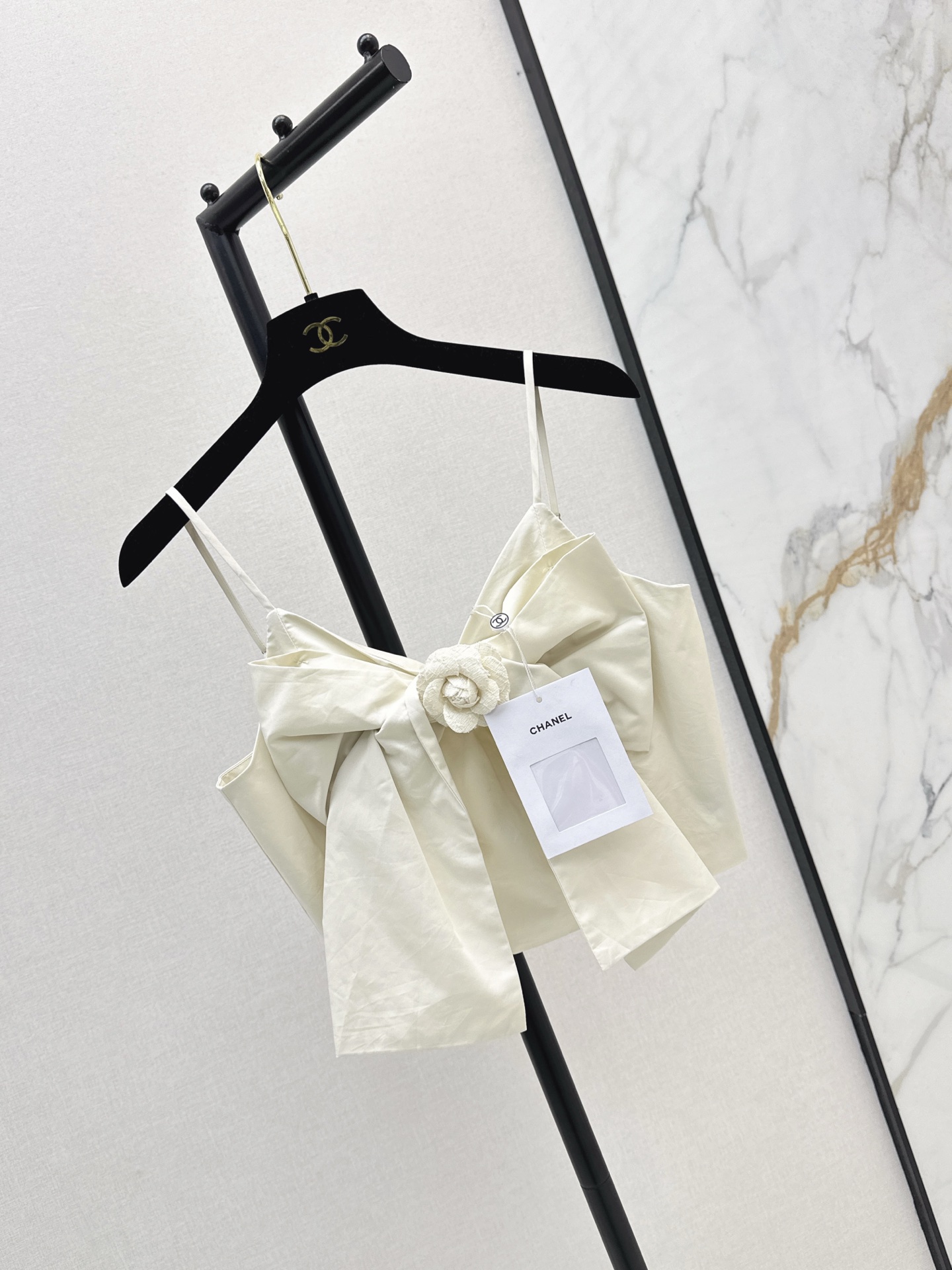 Chan 26fw bow camisole
