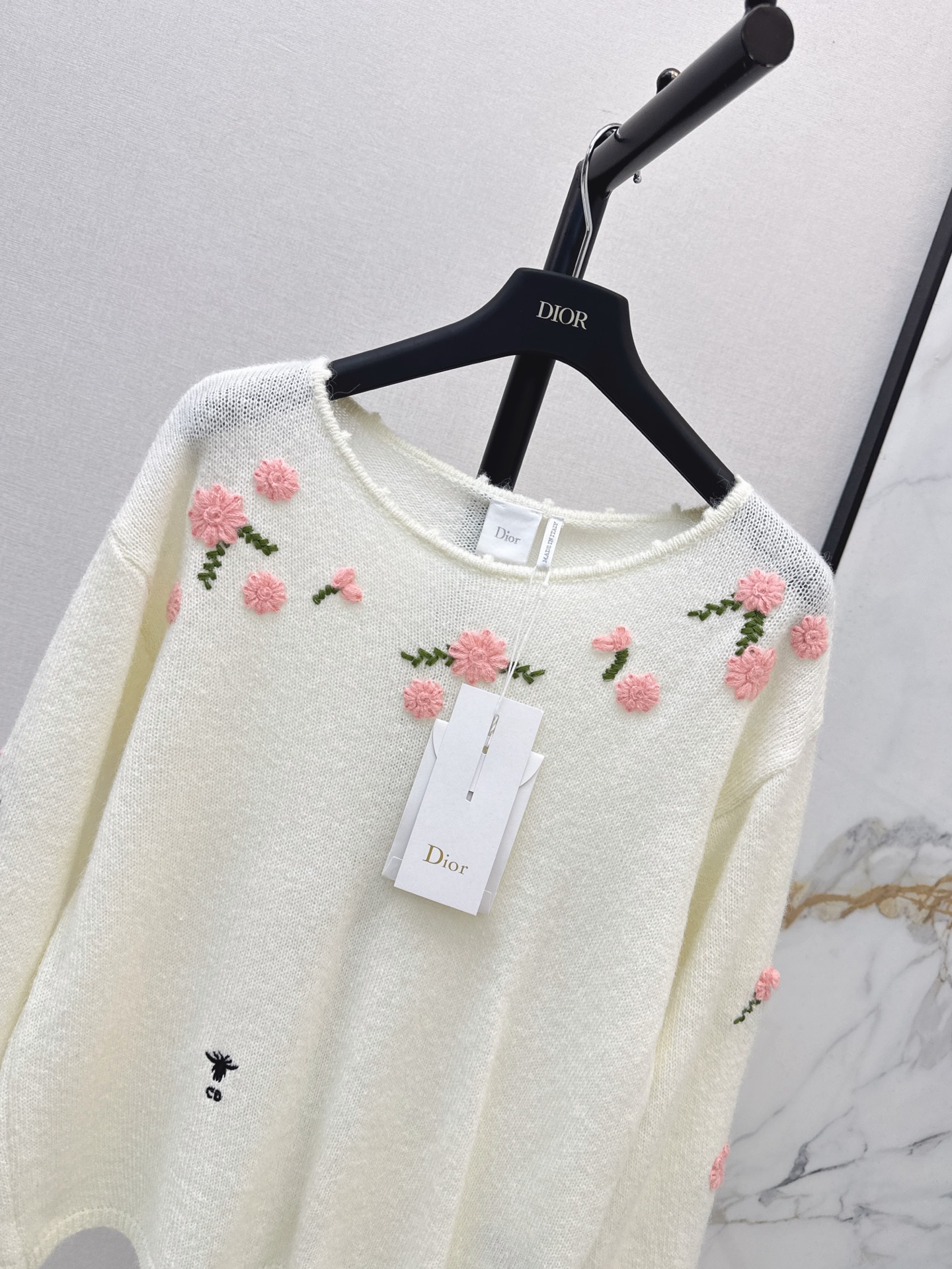 CD 26fw embroidery knit sweater
