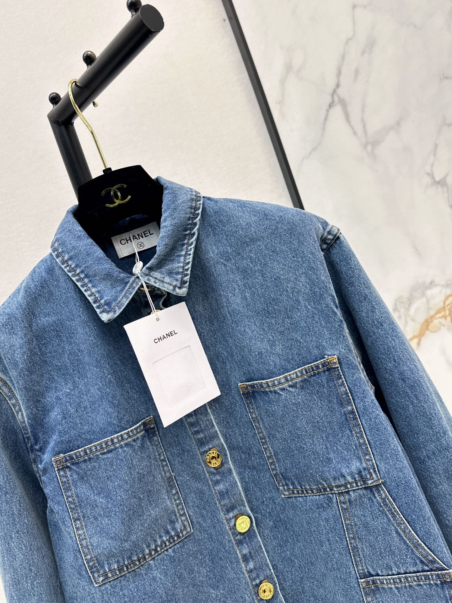 Chan 26fw denim shirt