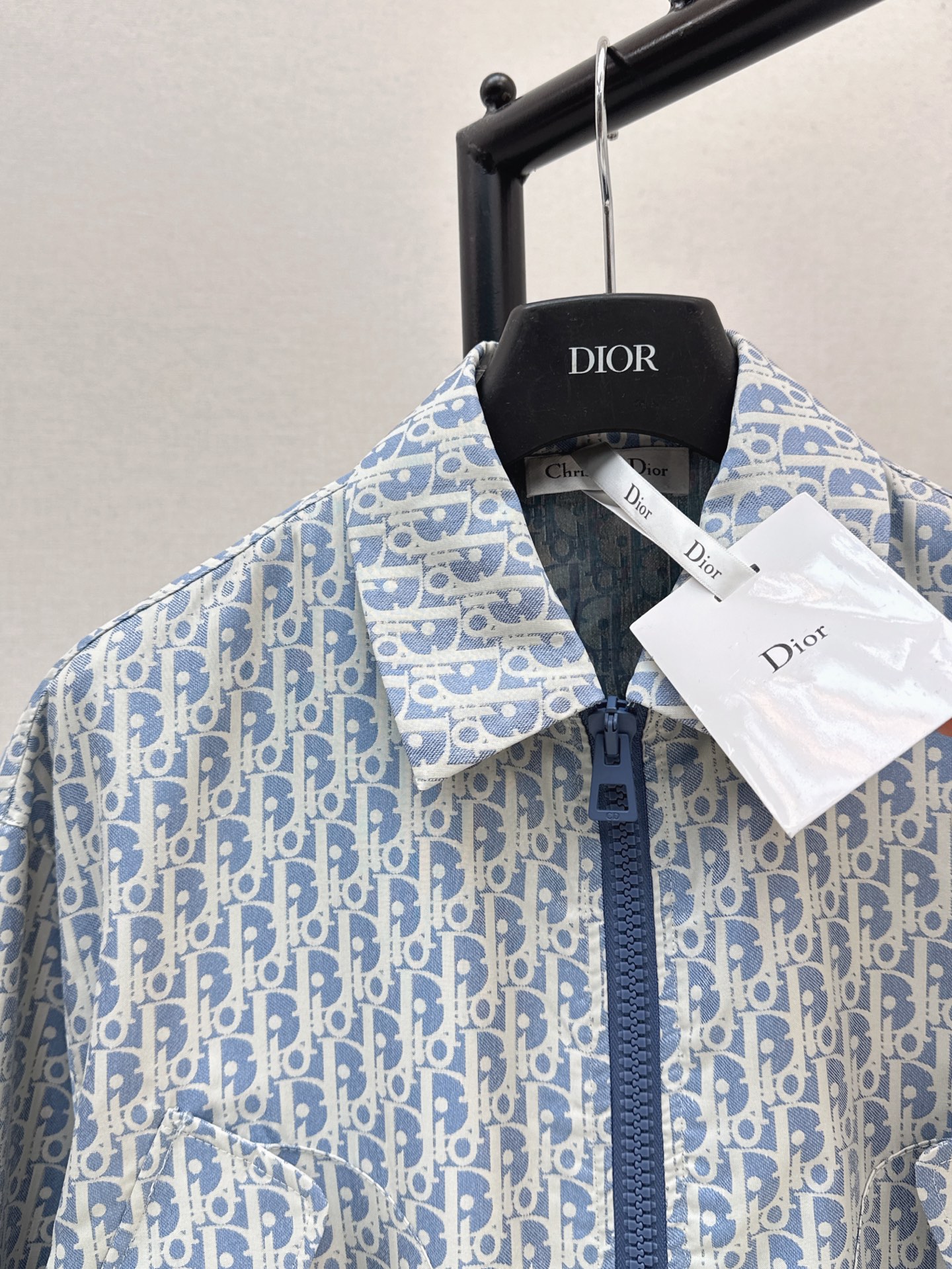 CD 26fw jacquard zipper jacket