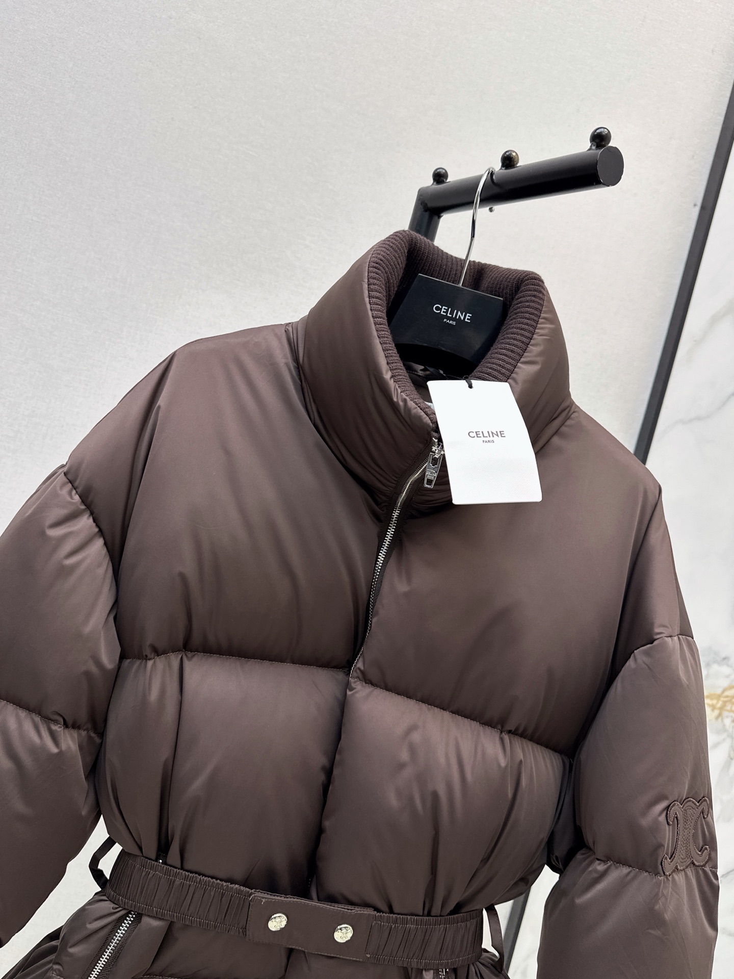 Celi 26fw belted down jacket