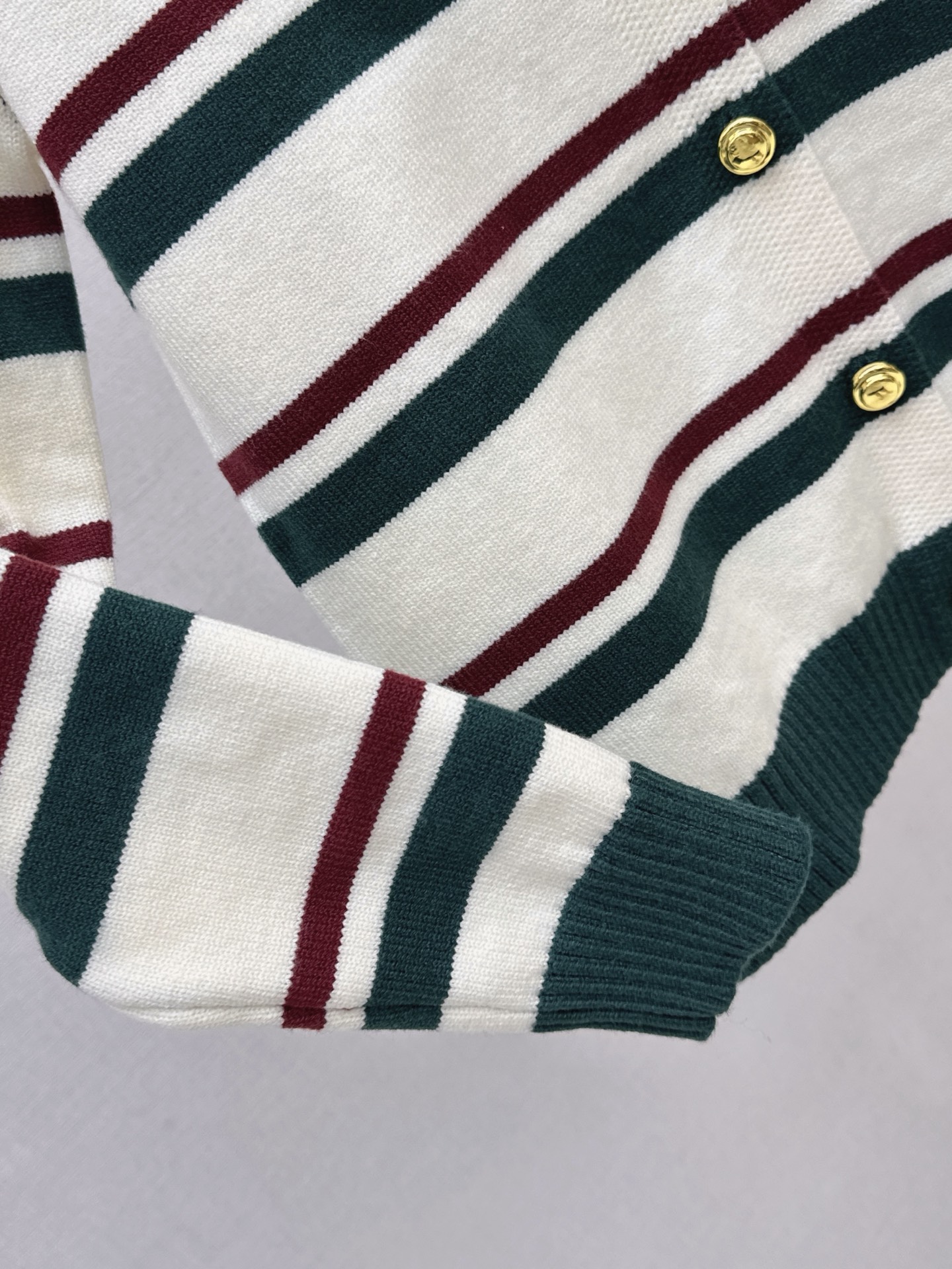 Miu 26fw stripe cardigan