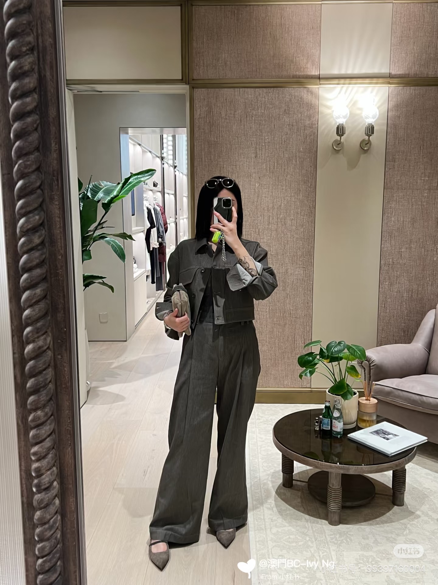 Brun 26fw straight-leg jeans