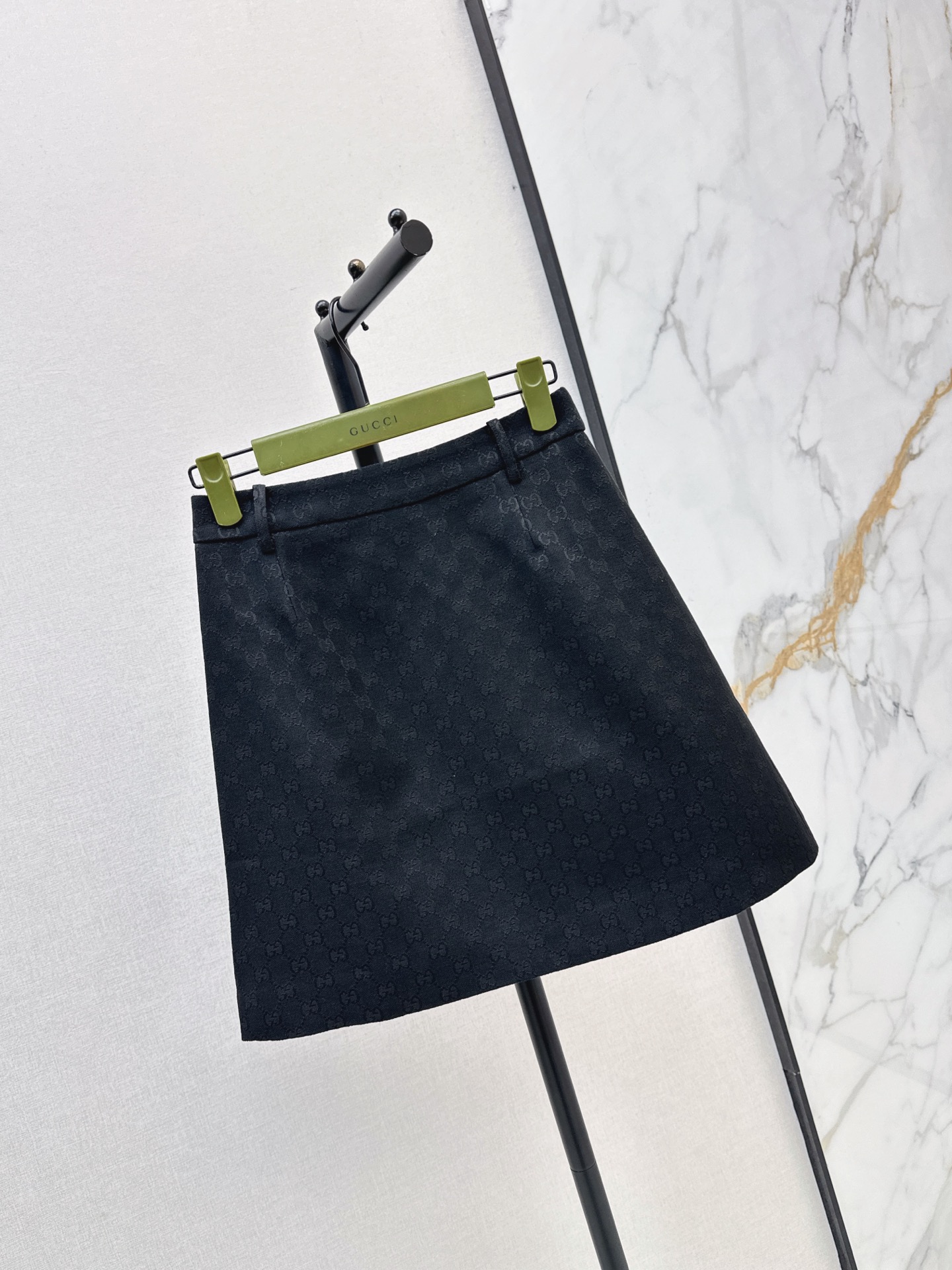 Guc 26fw jacquard a-line skirt
